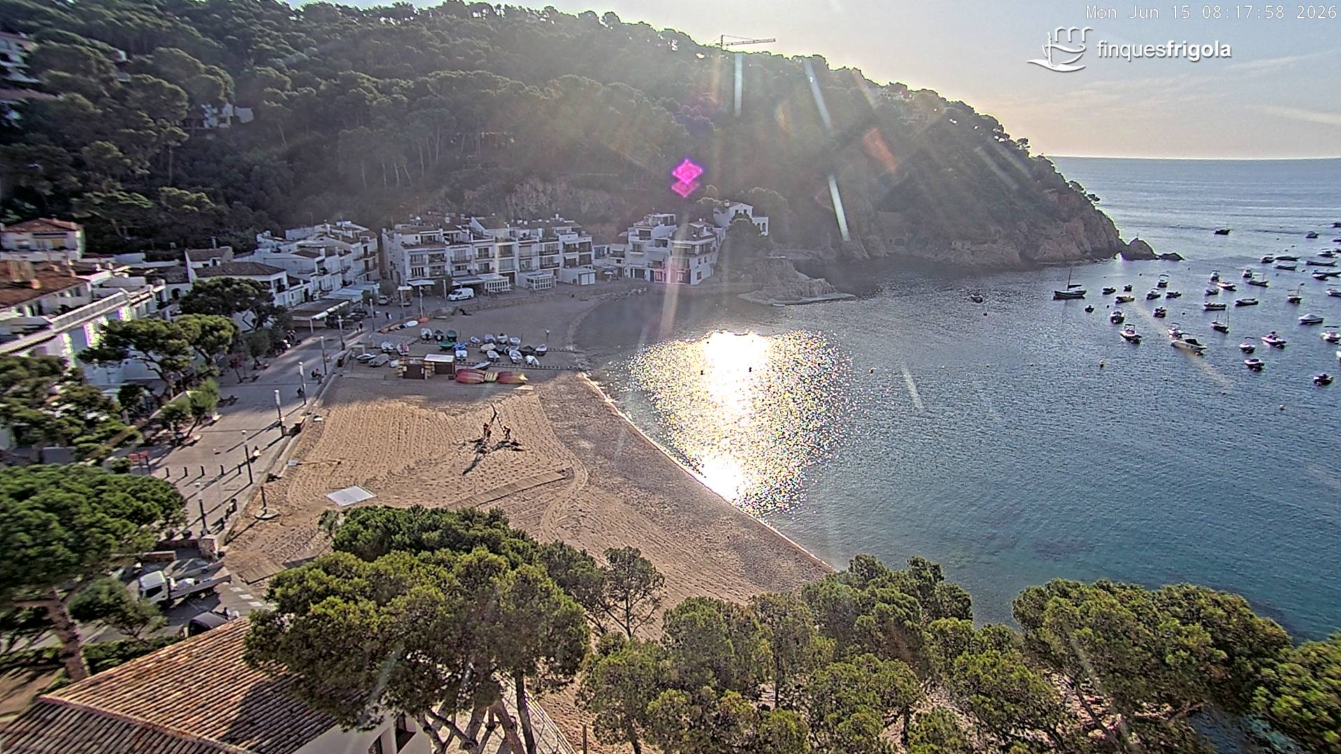 Webcam de Tamariu playa