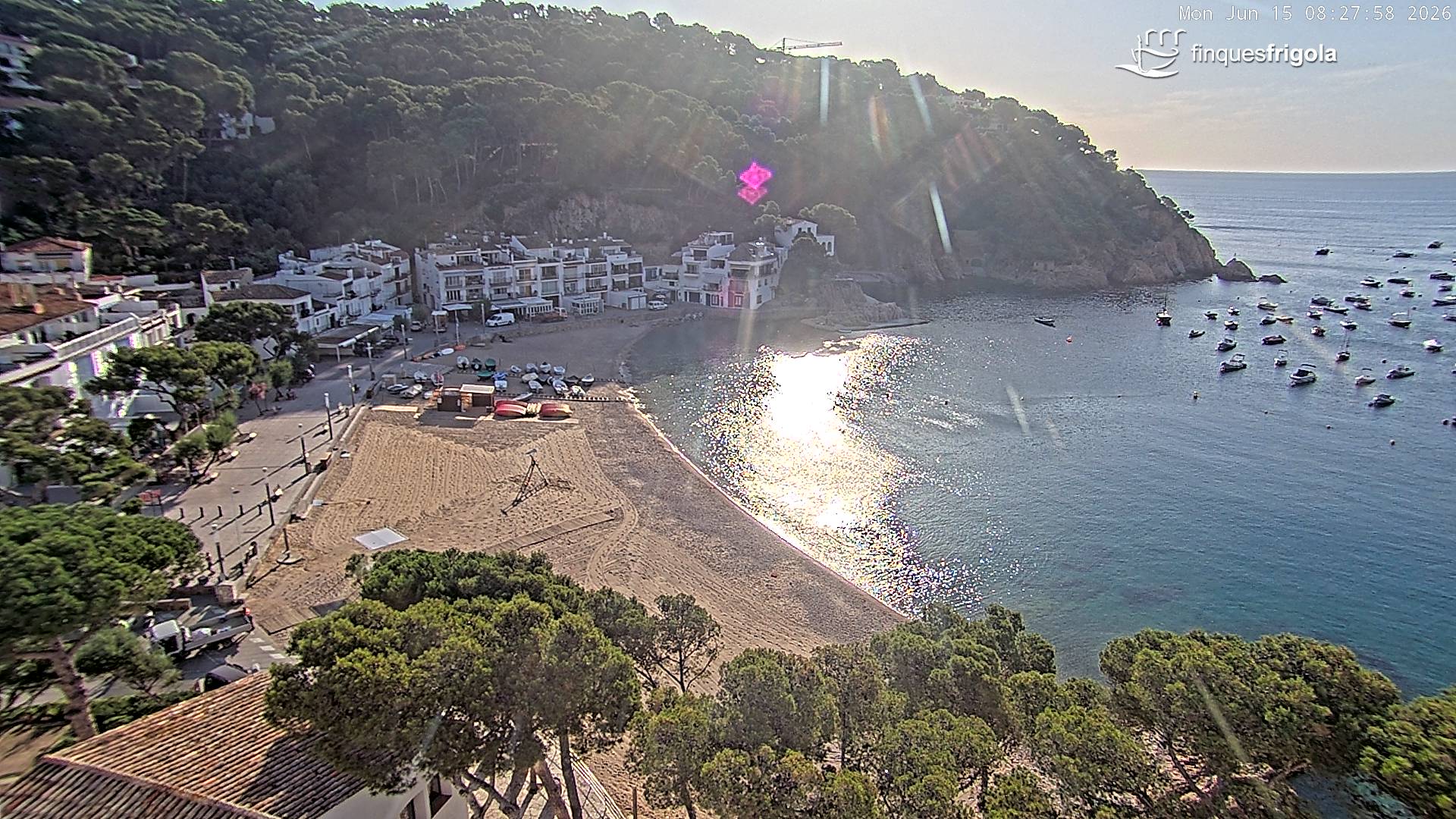 Webcam de Tamariu playa