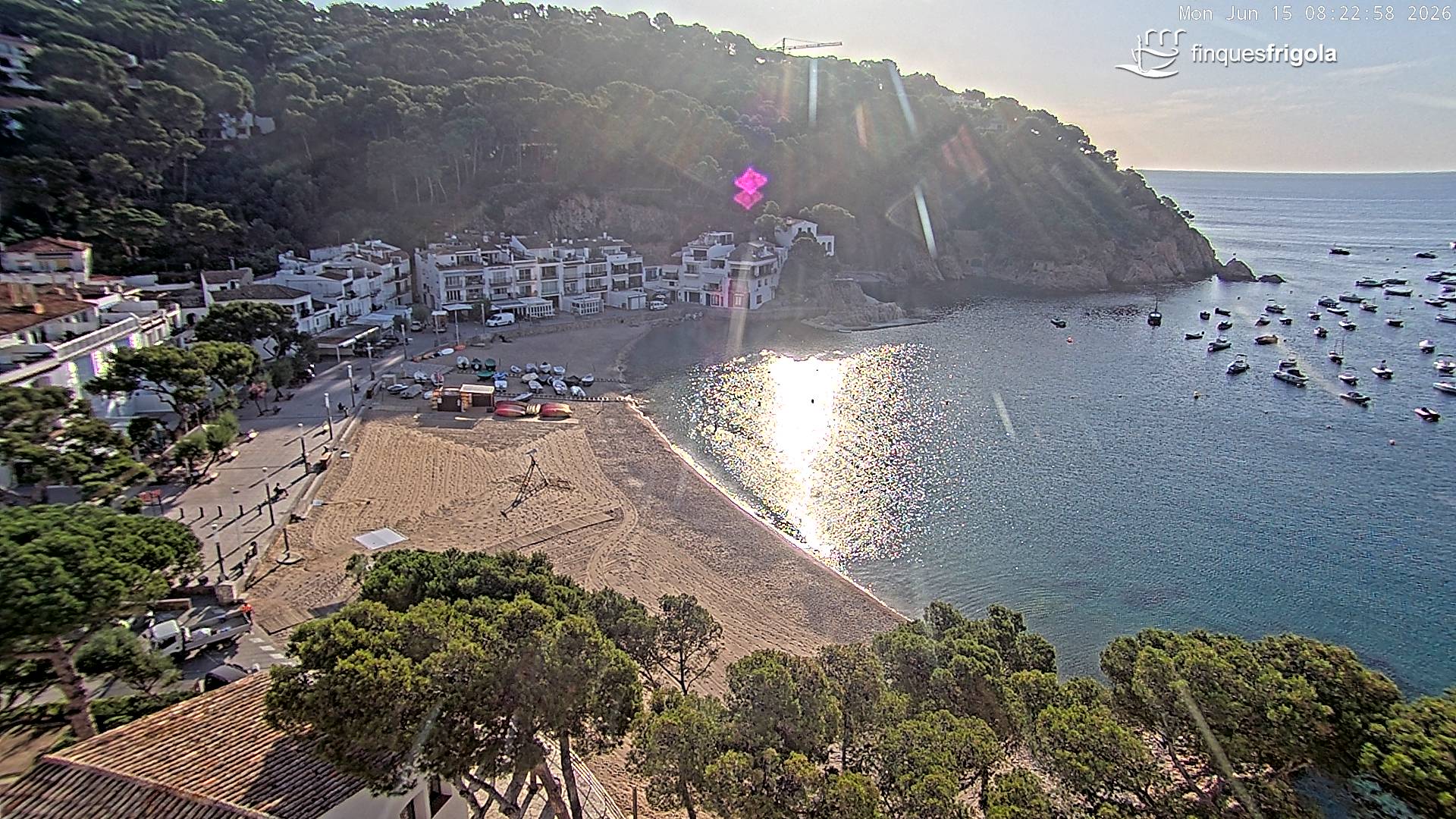 Webcam de Tamariu playa