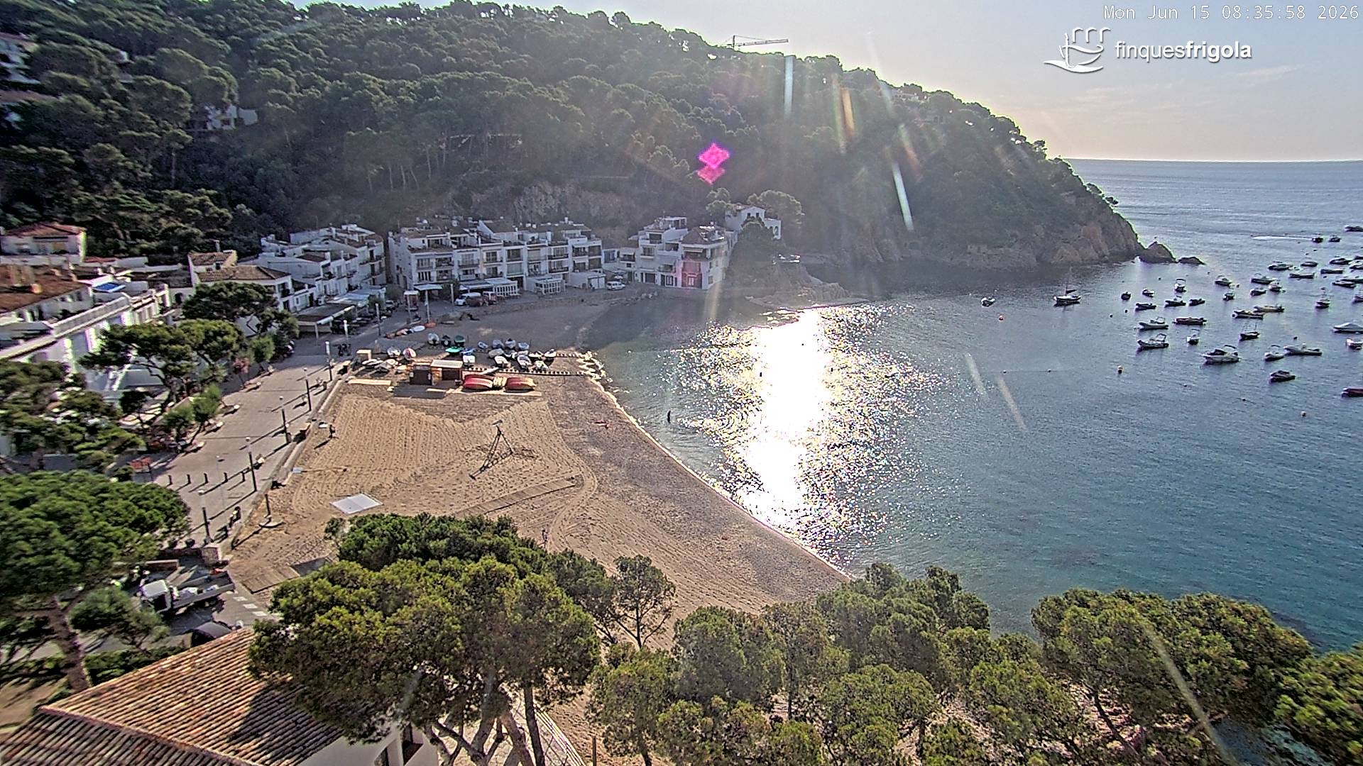 Webcam de Tamariu playa