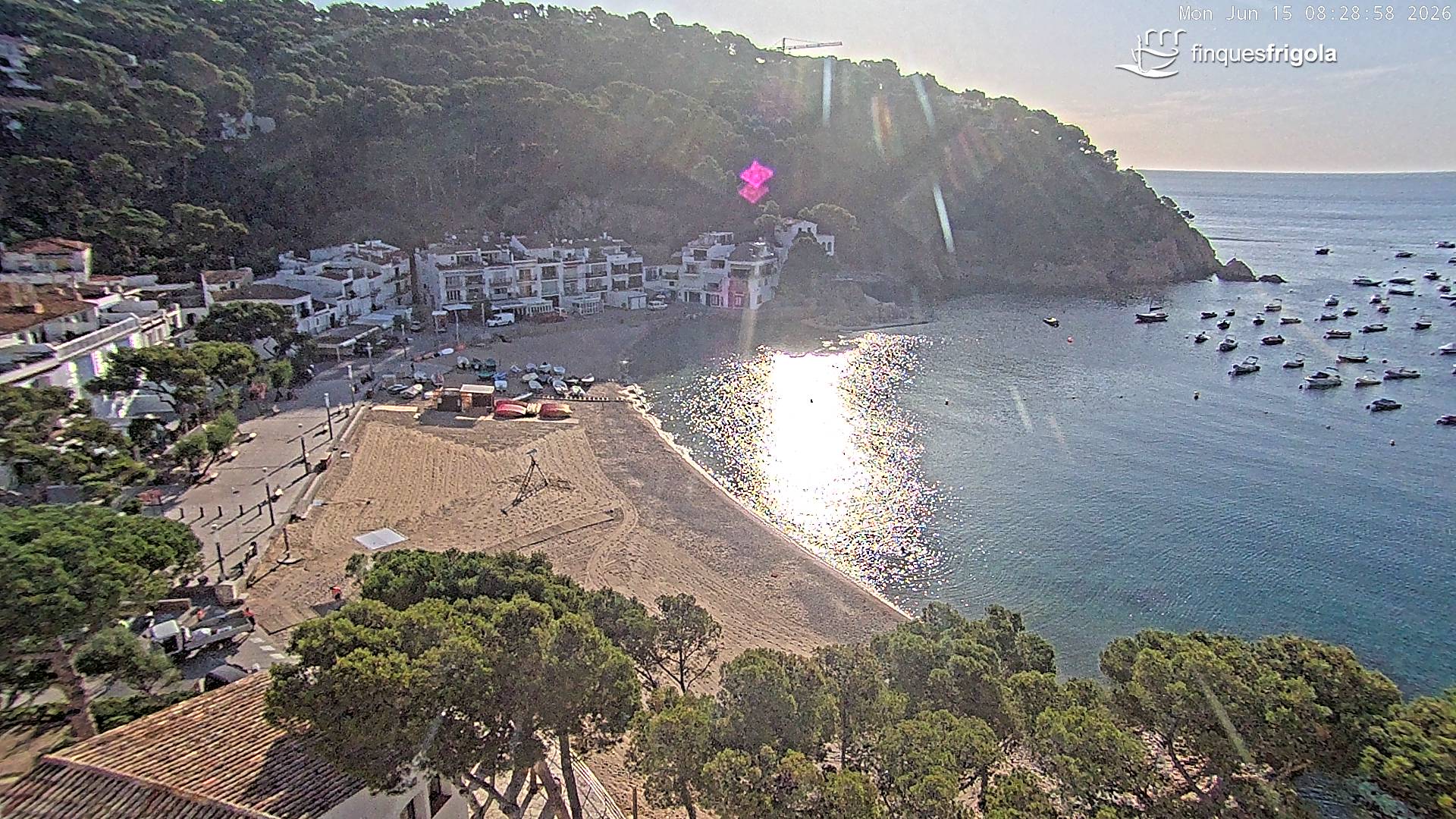 Webcam de Tamariu playa