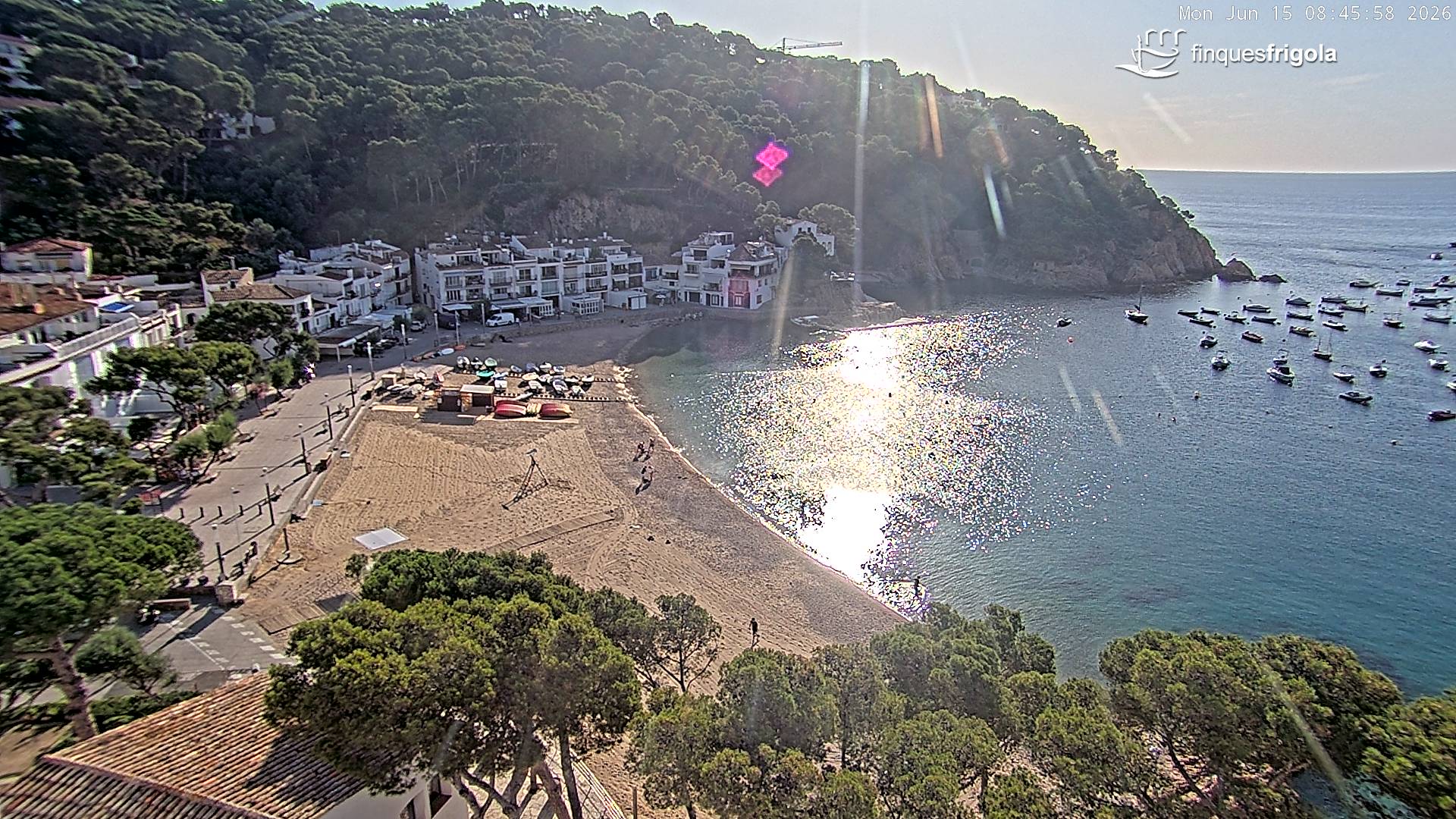 Webcam de Tamariu playa