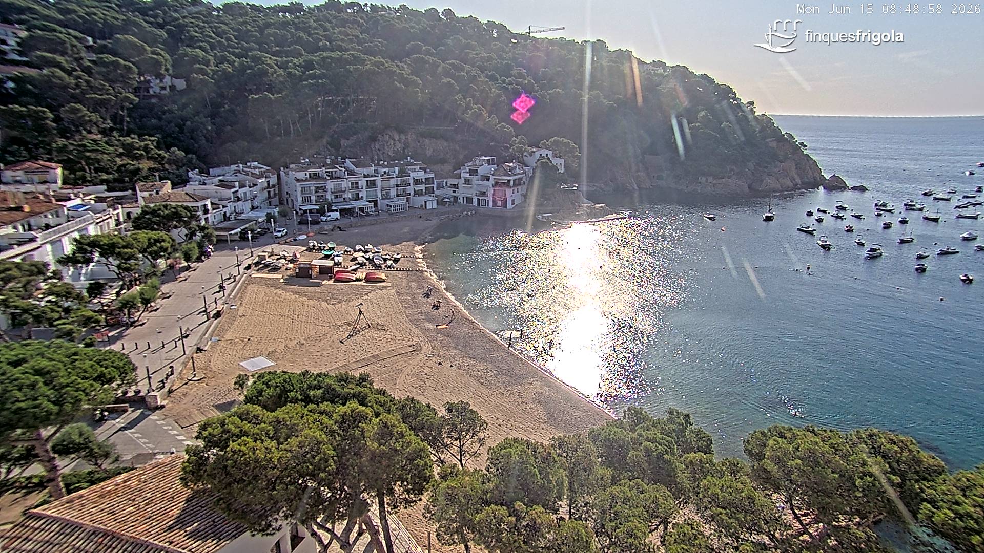 Webcam de Tamariu playa