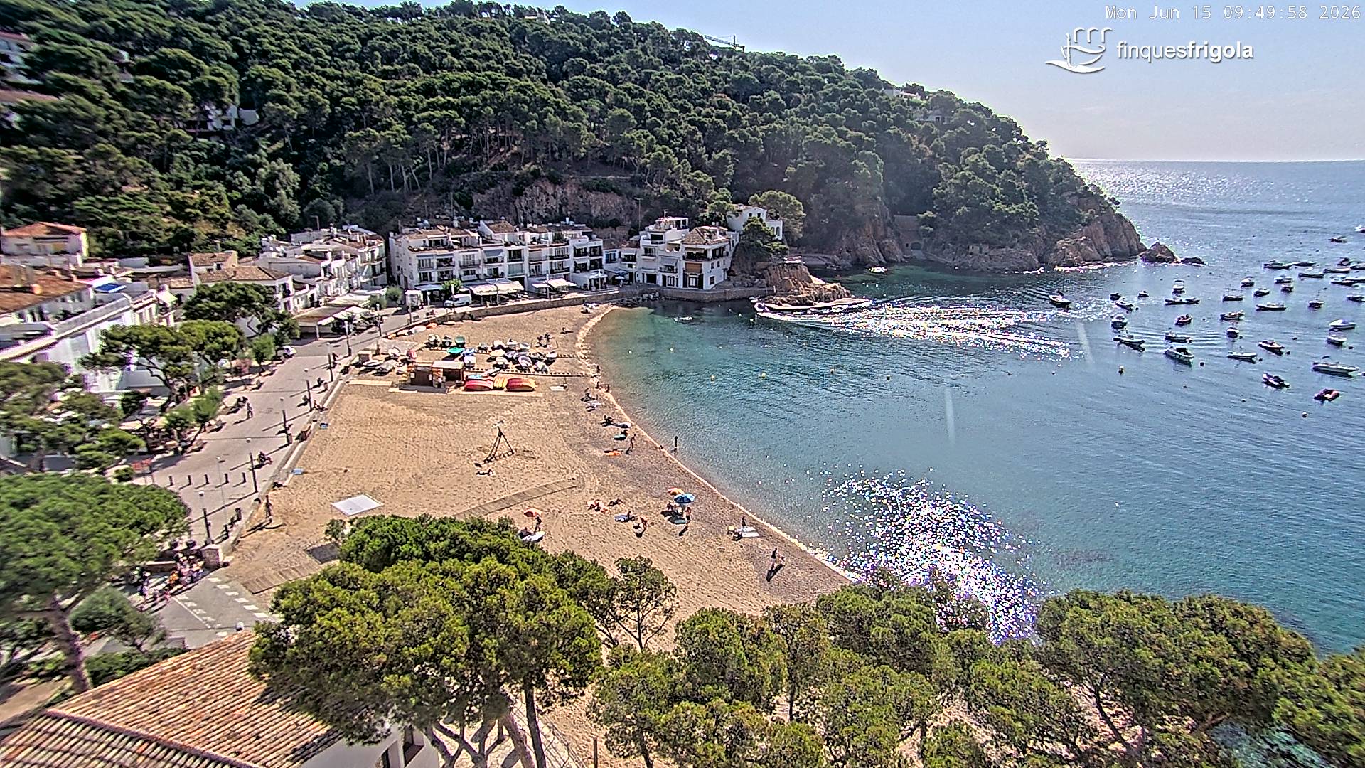 Webcam de Tamariu playa