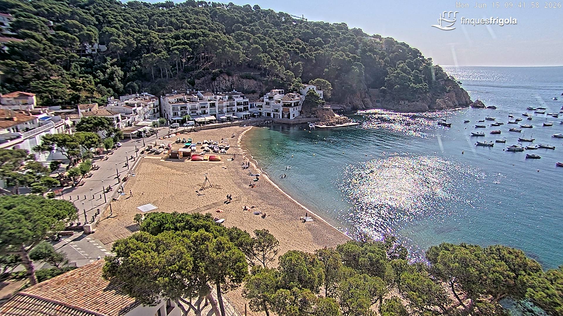 Webcam de Tamariu playa
