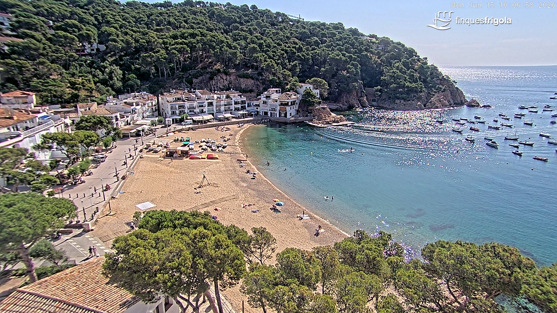 Webcam de Tamariu playa