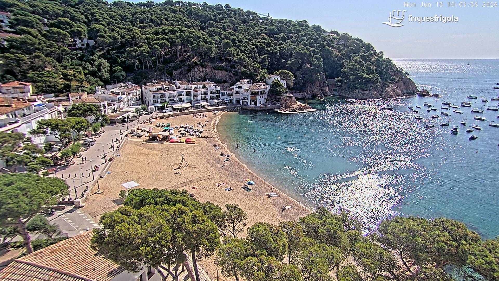 Webcam de Tamariu playa