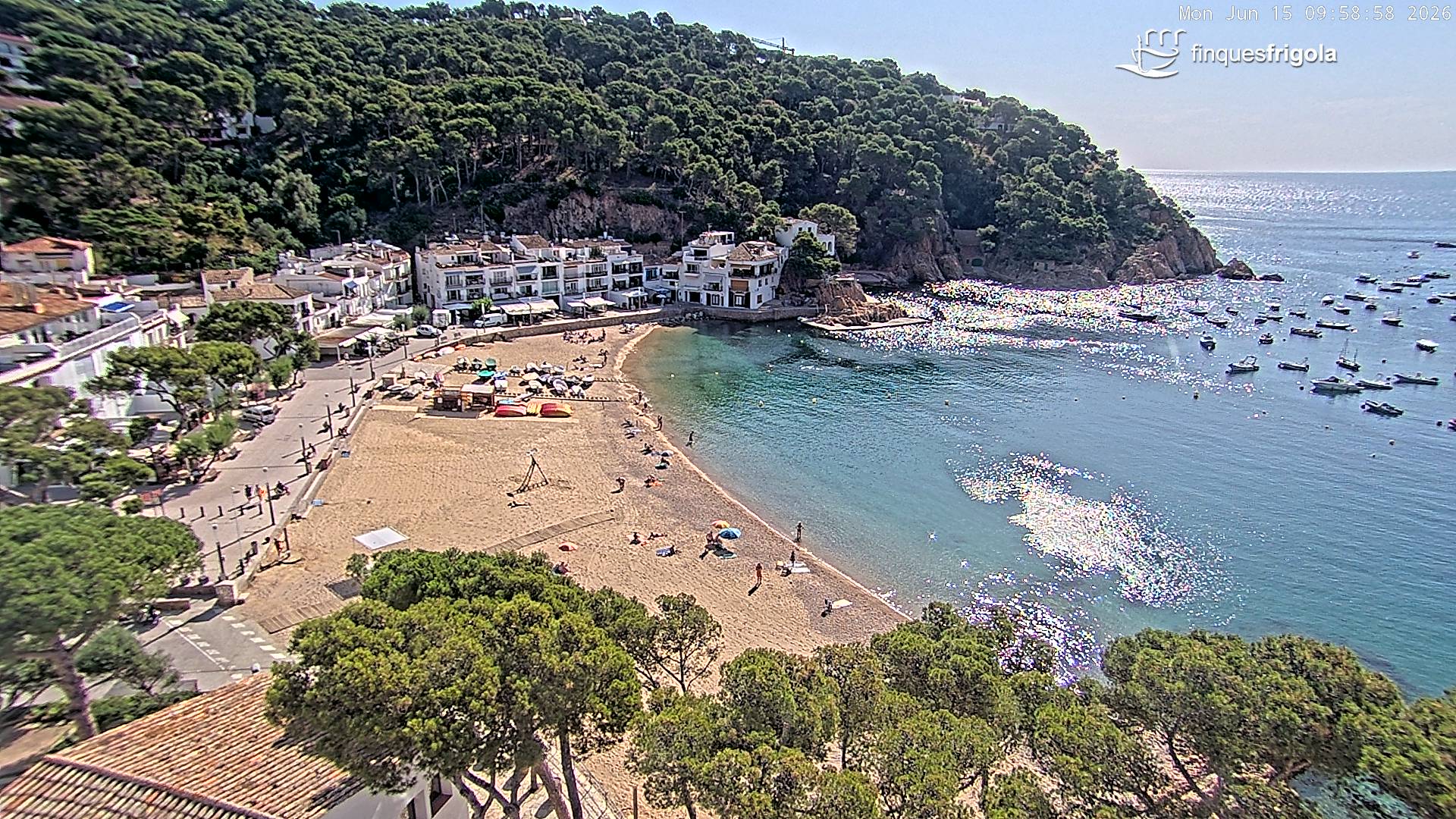 Webcam de Tamariu playa