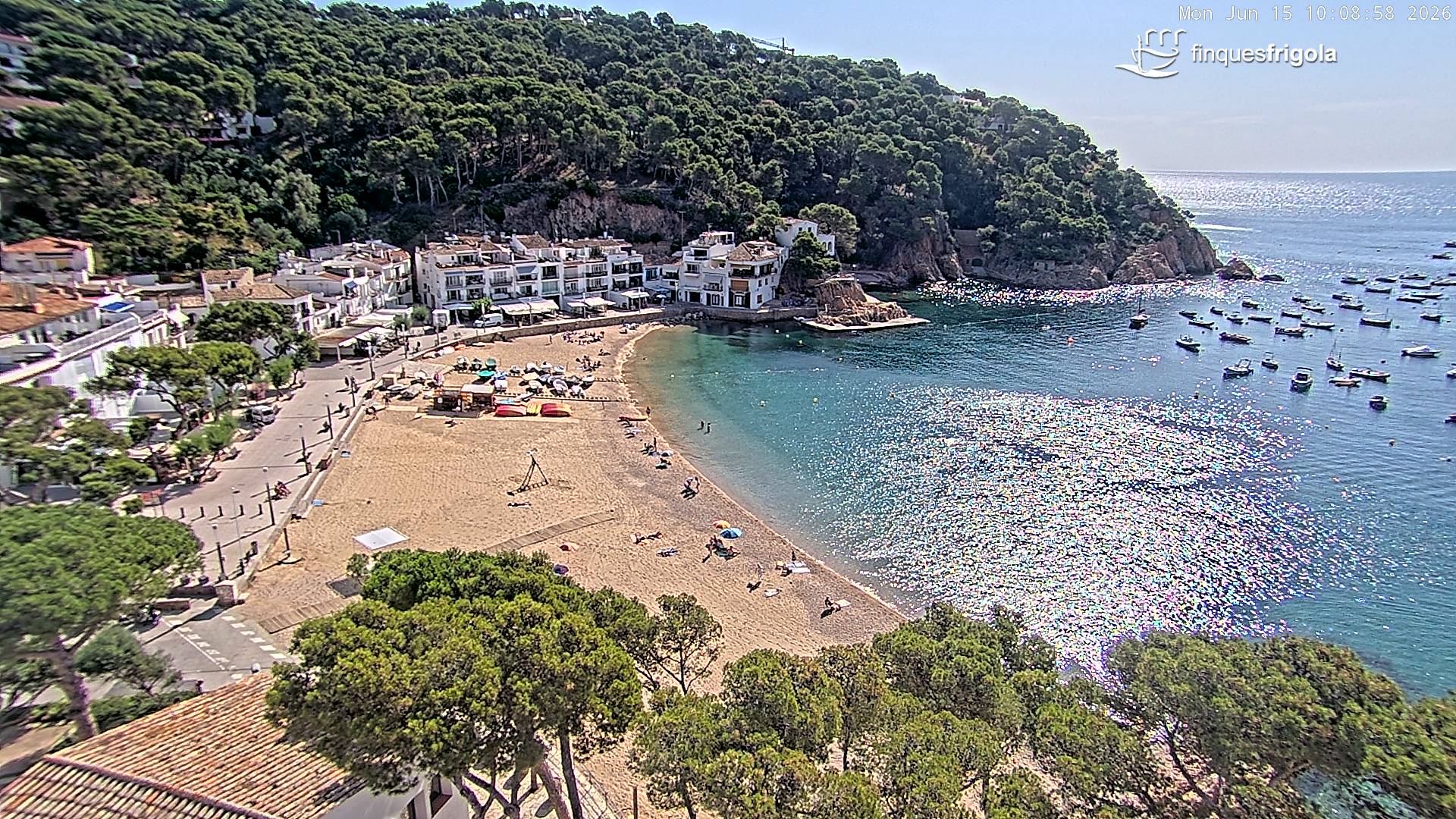 Webcam de Tamariu playa
