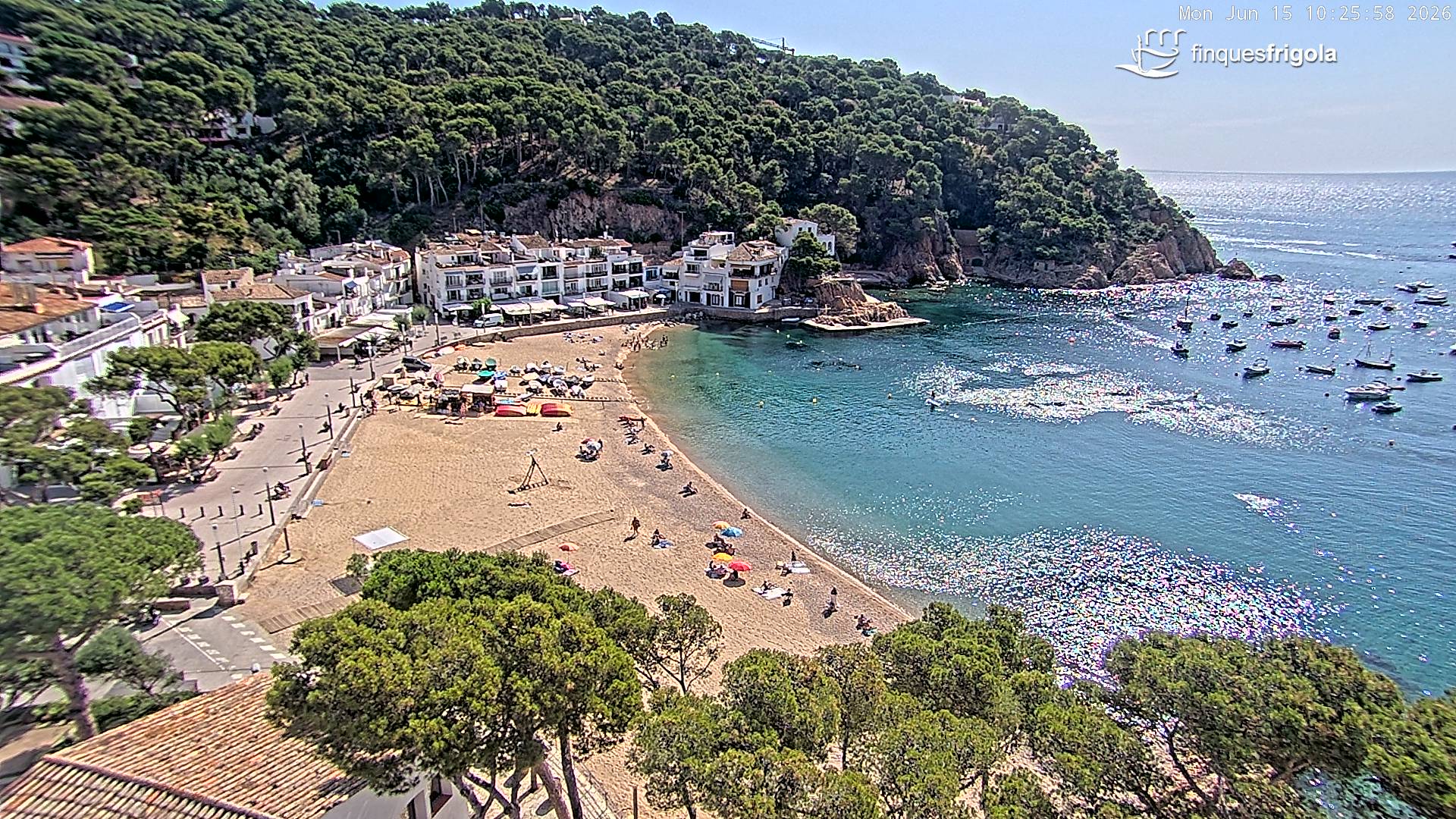 Webcam de Tamariu playa