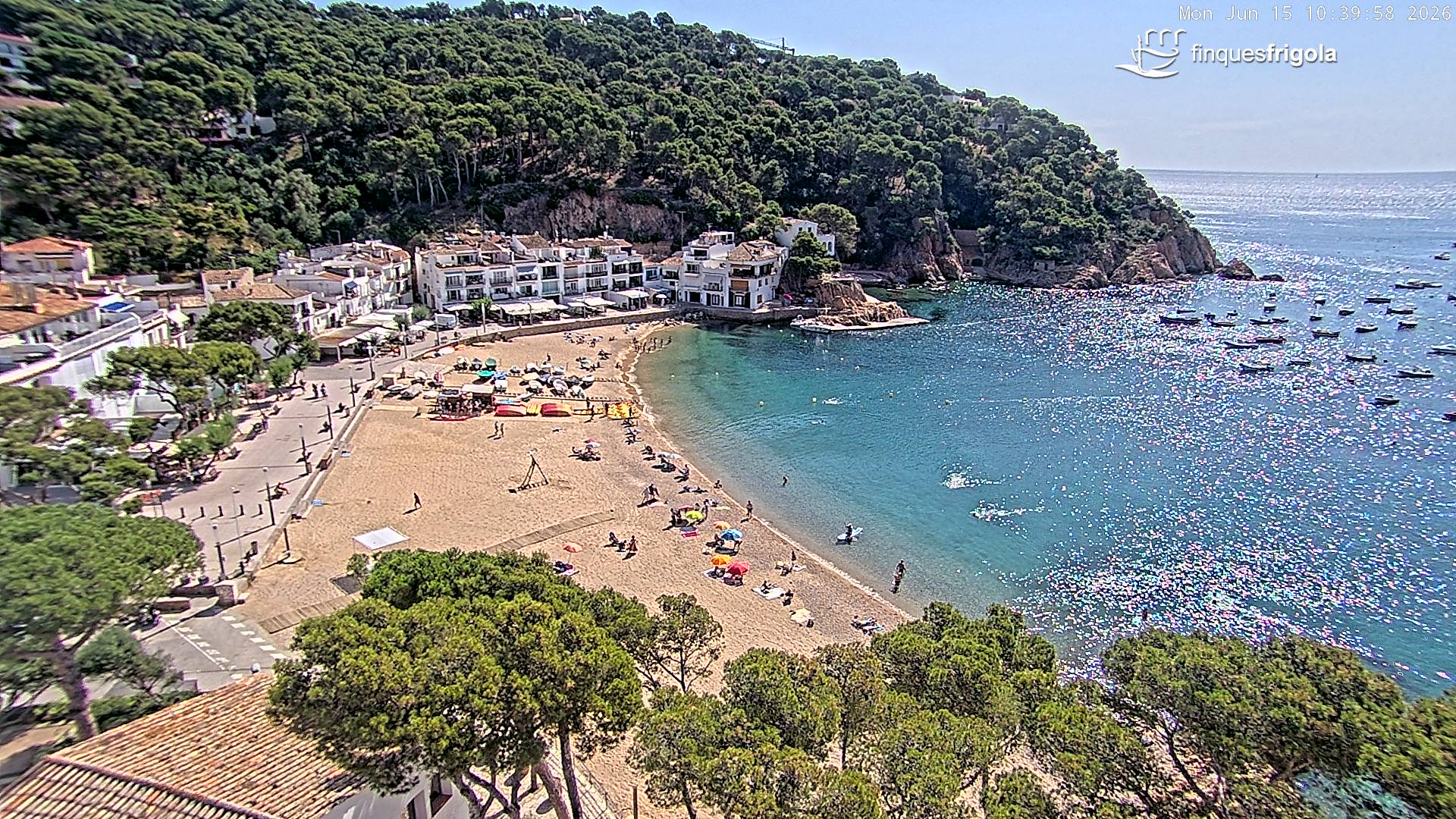 Webcam de Tamariu playa