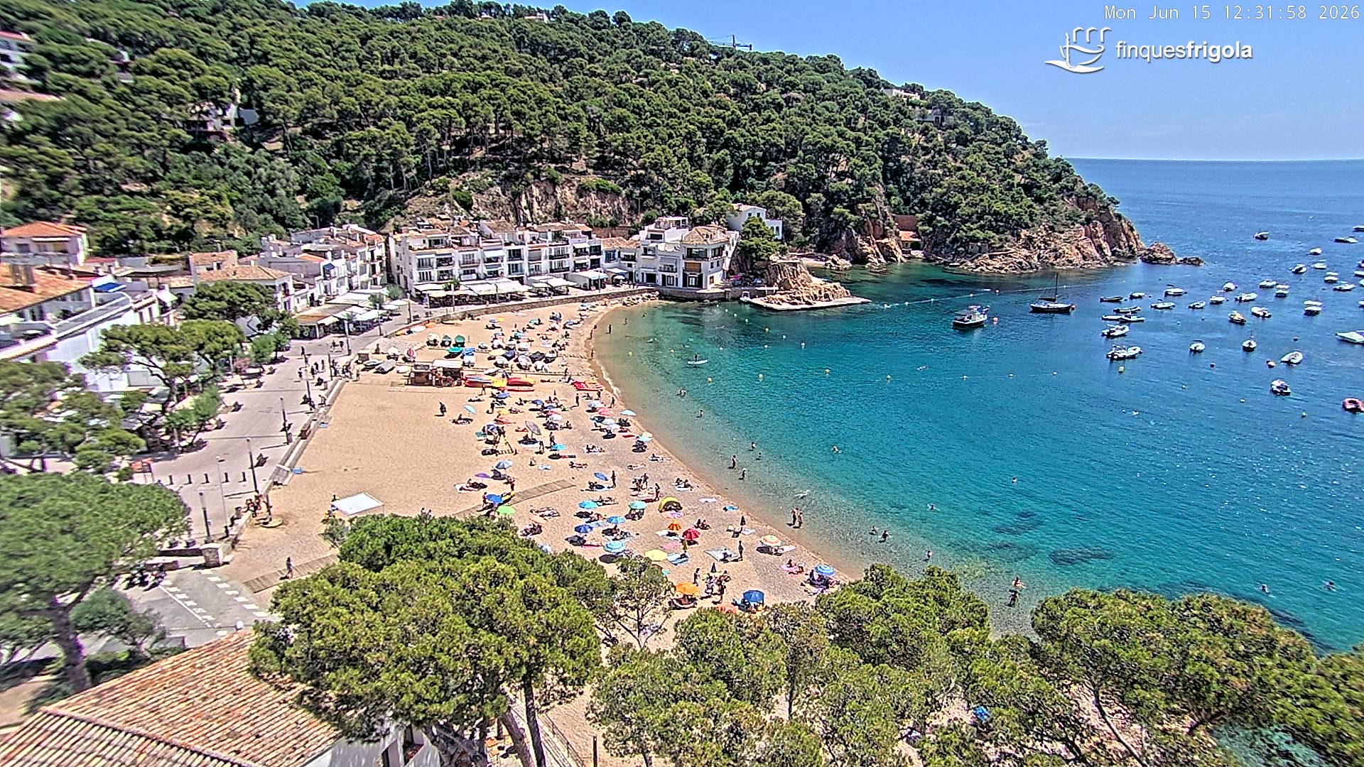 Webcam de Tamariu playa