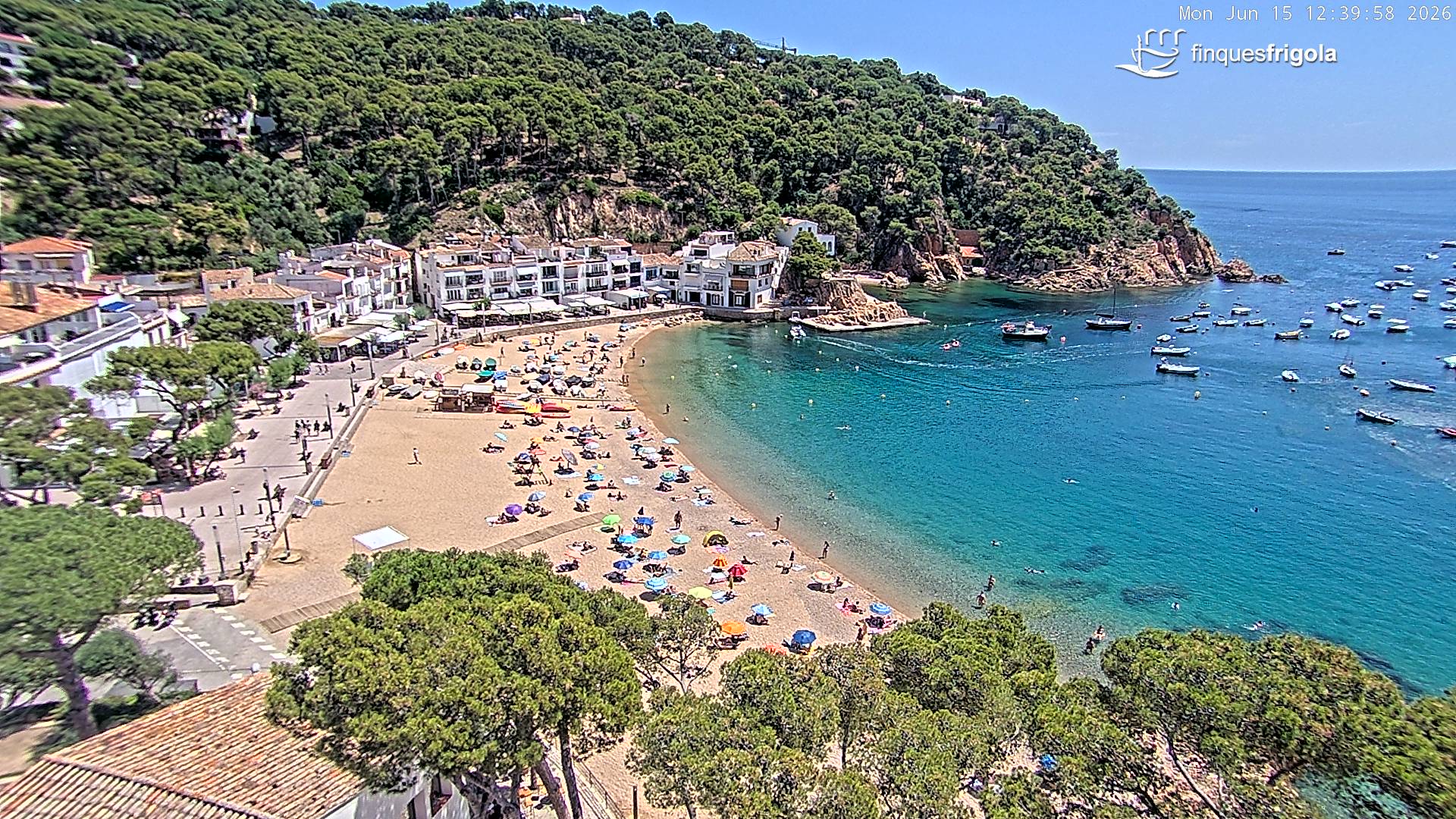 Webcam de Tamariu playa