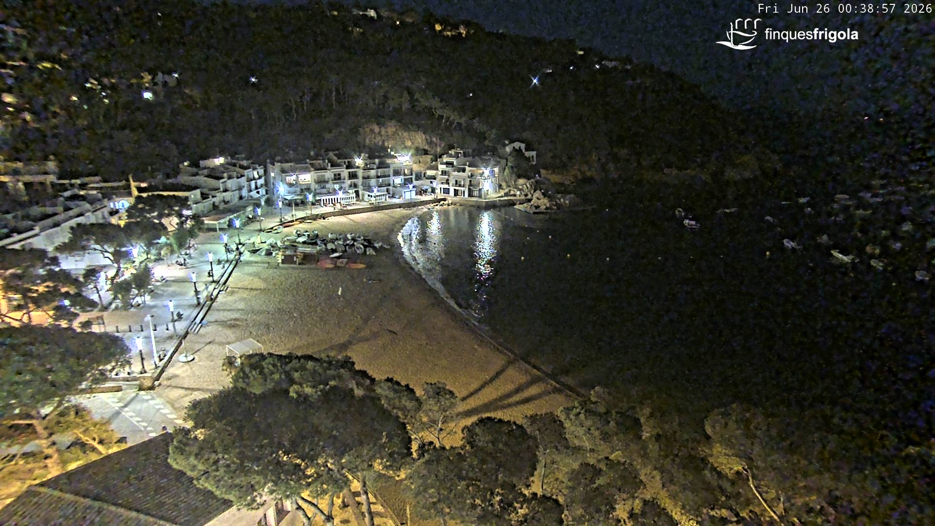 Webcam de Tamariu playa