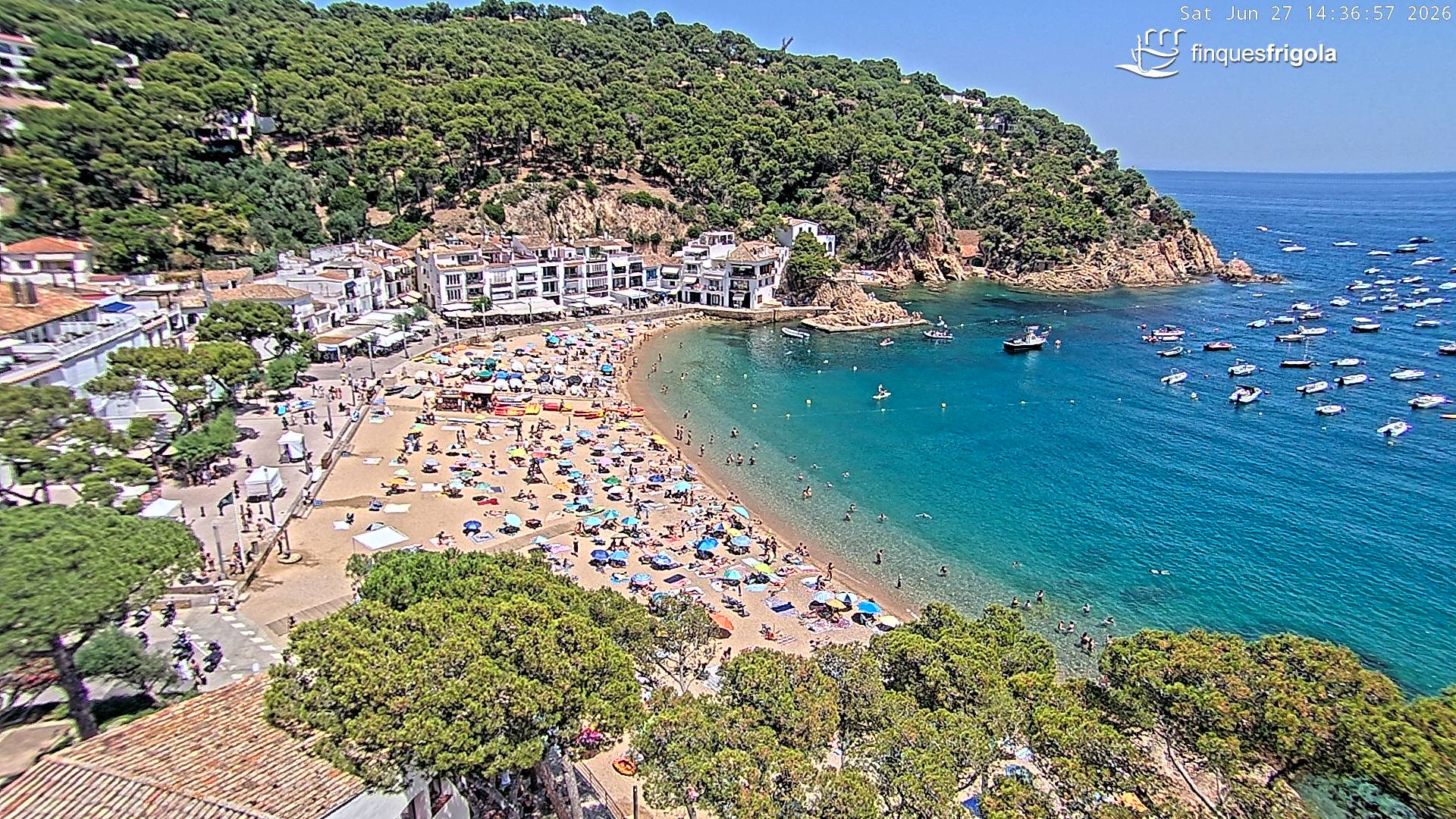 Webcam de Tamariu playa
