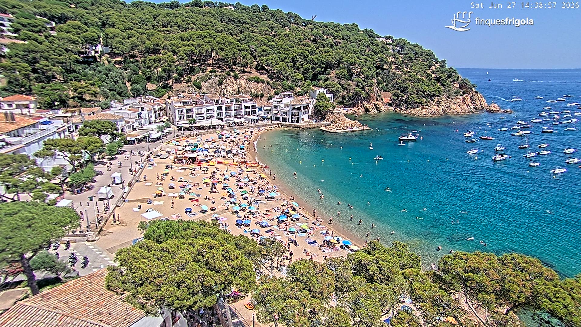 Webcam de Tamariu playa