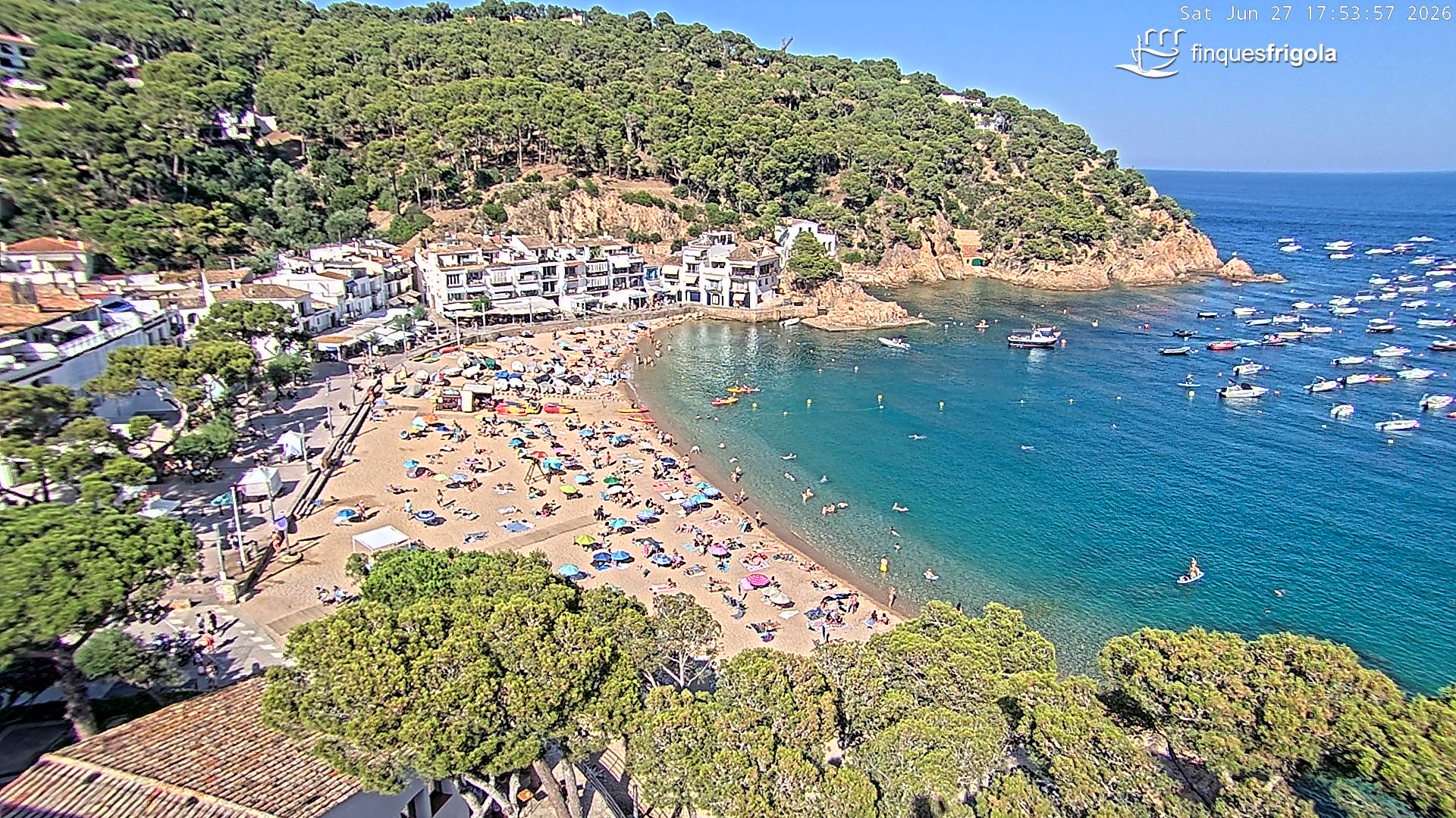 Webcam de Tamariu playa