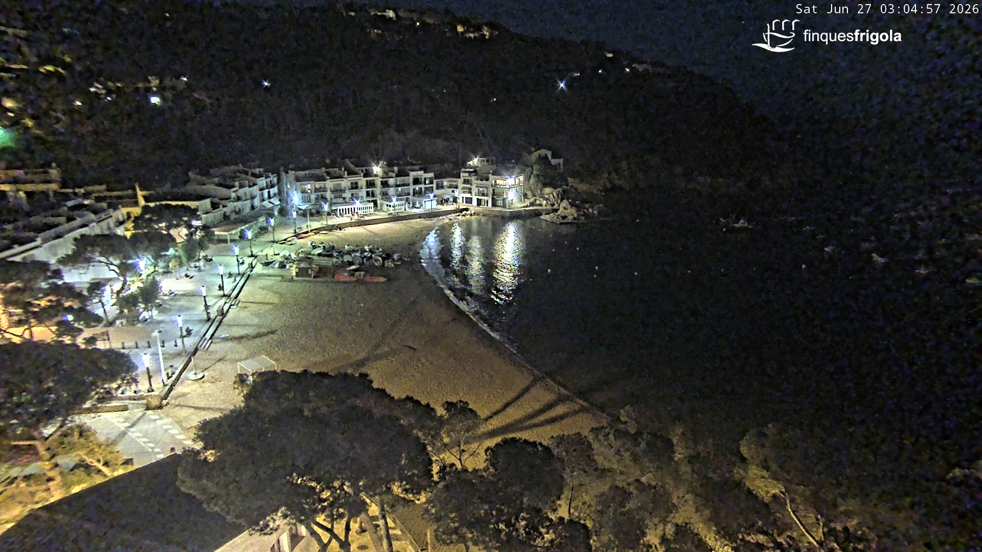 Webcam de Tamariu playa
