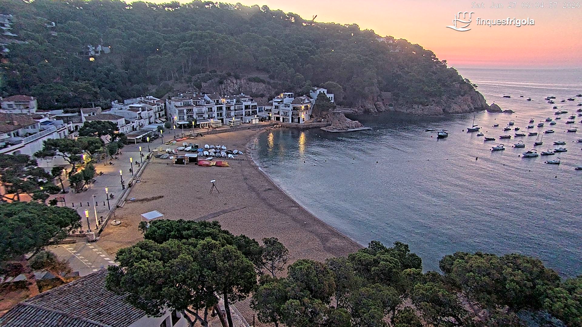 Webcam de Tamariu playa