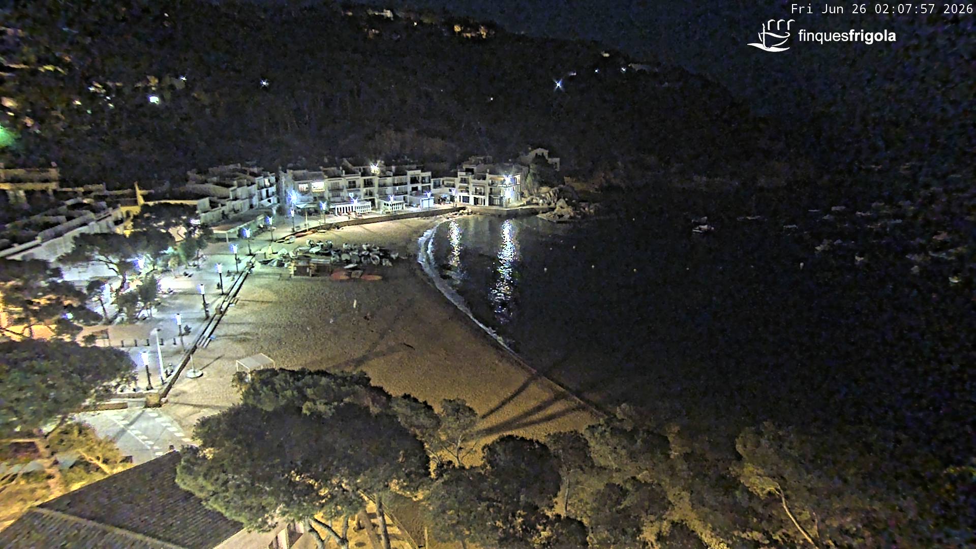 Webcam de Tamariu playa