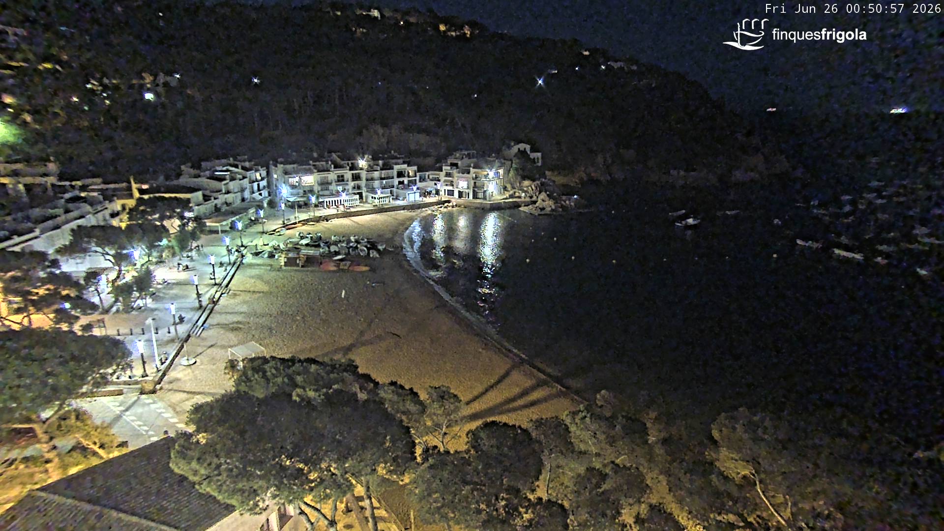 Webcam de Tamariu playa