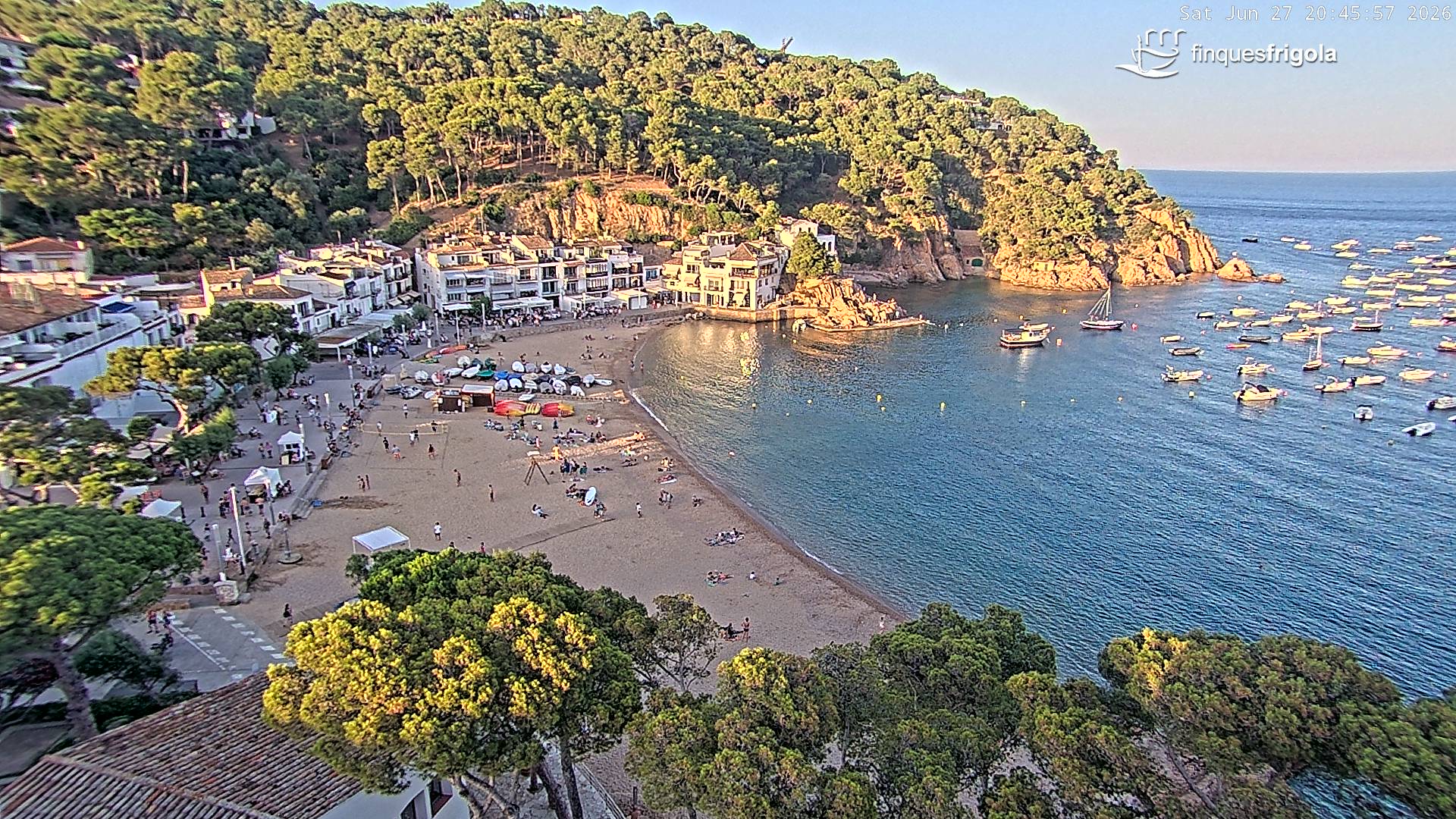 Webcam de Tamariu playa