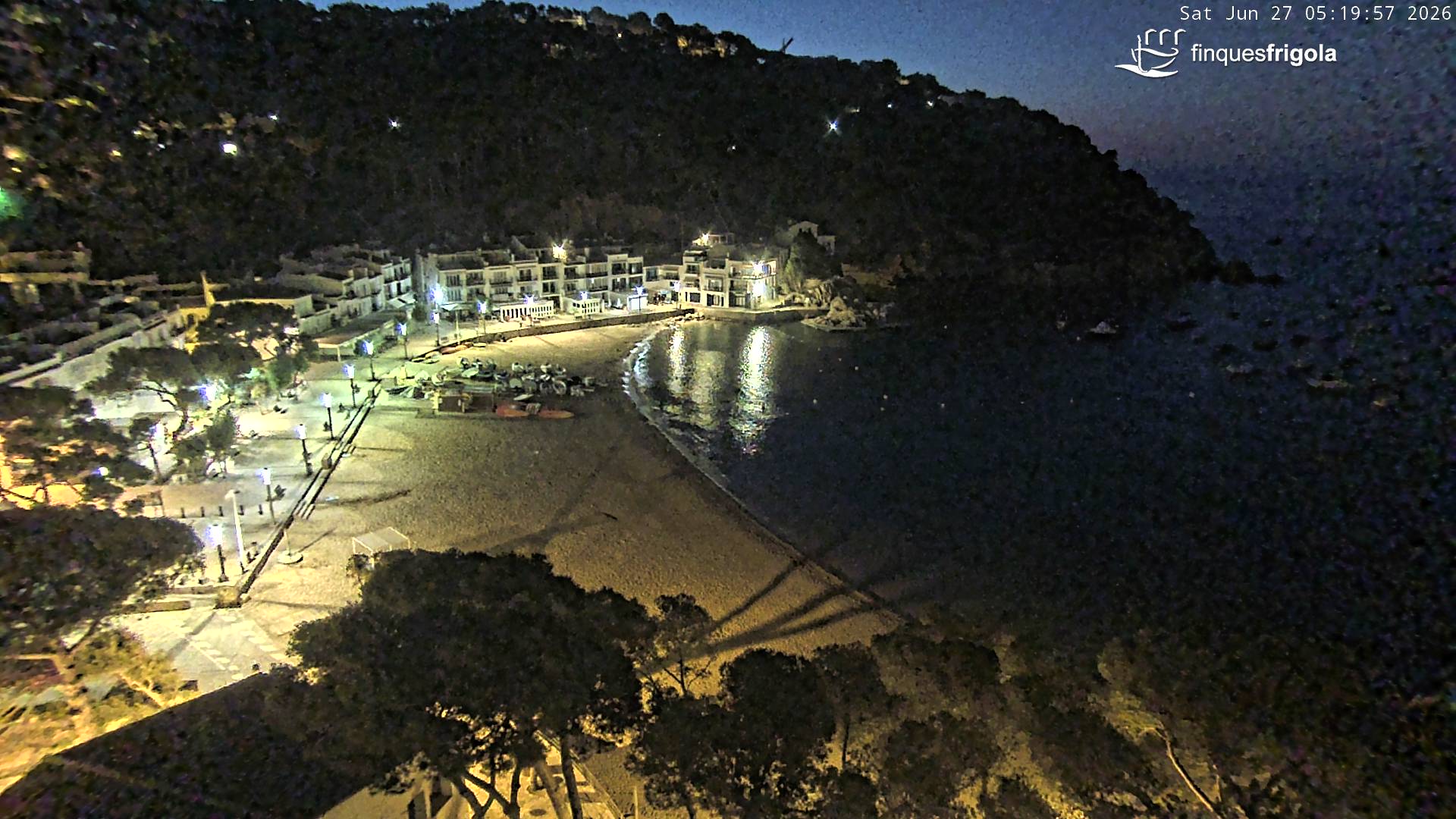 Webcam de Tamariu playa