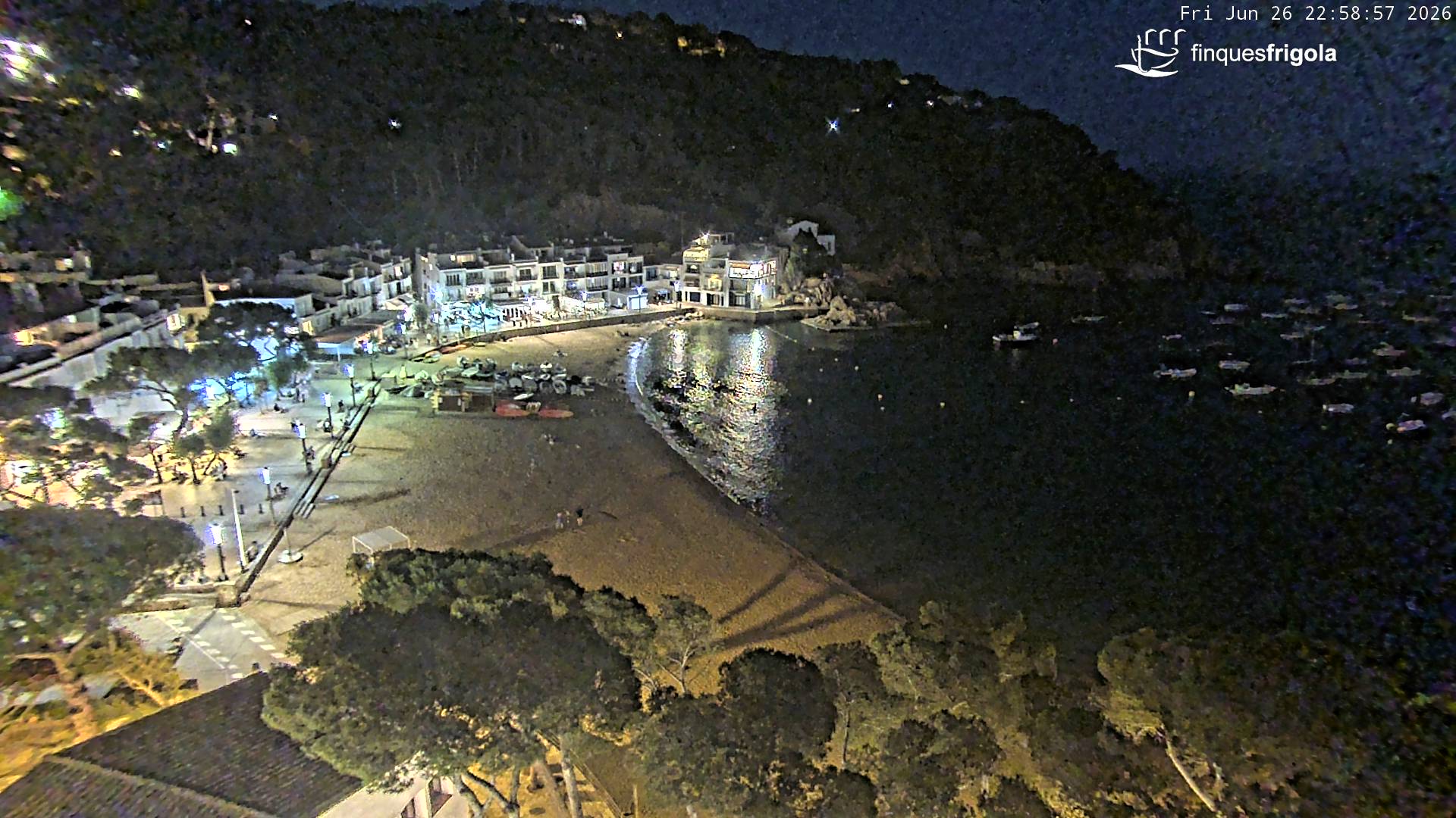 Webcam de Tamariu playa