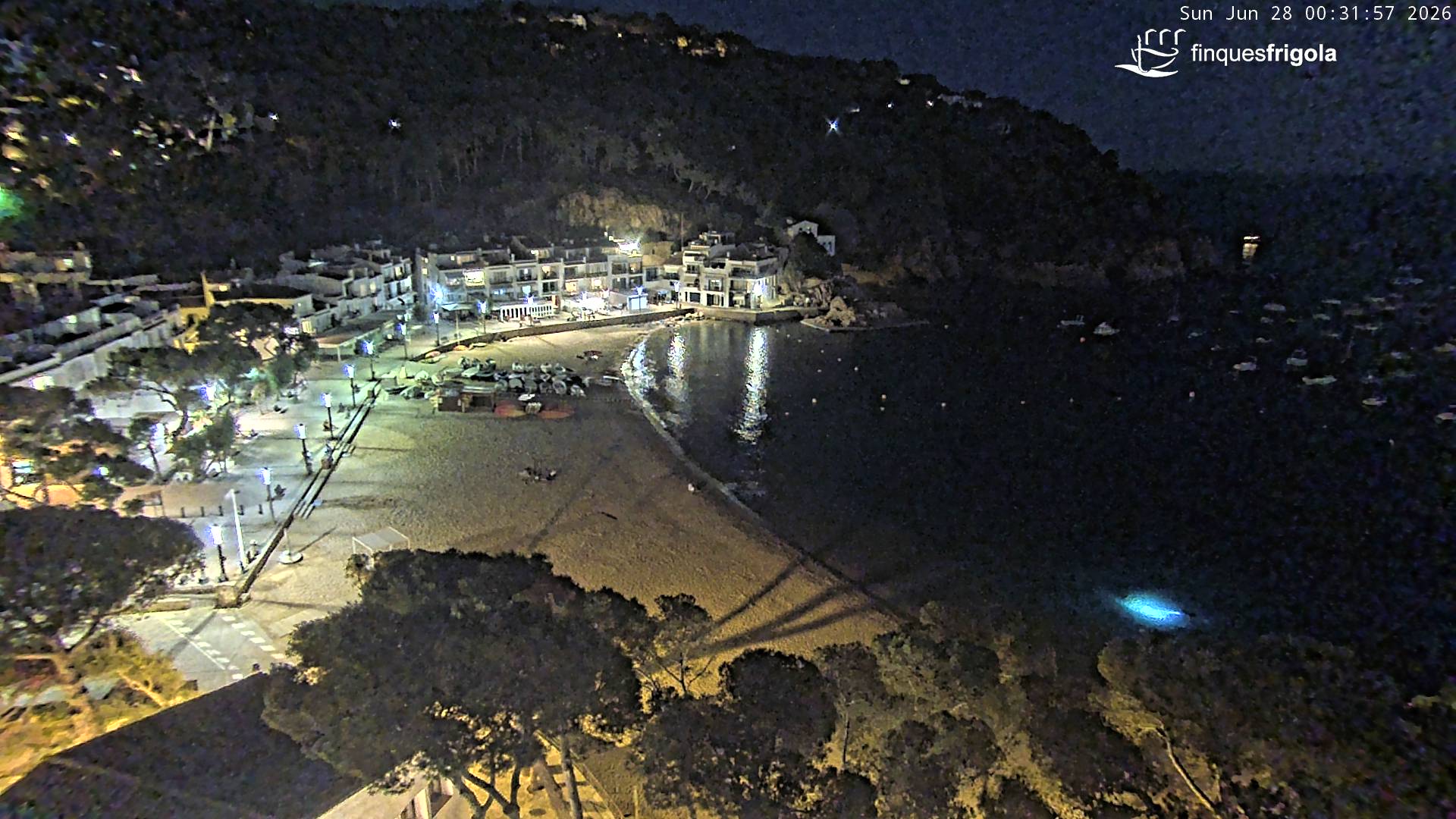 Webcam de Tamariu playa