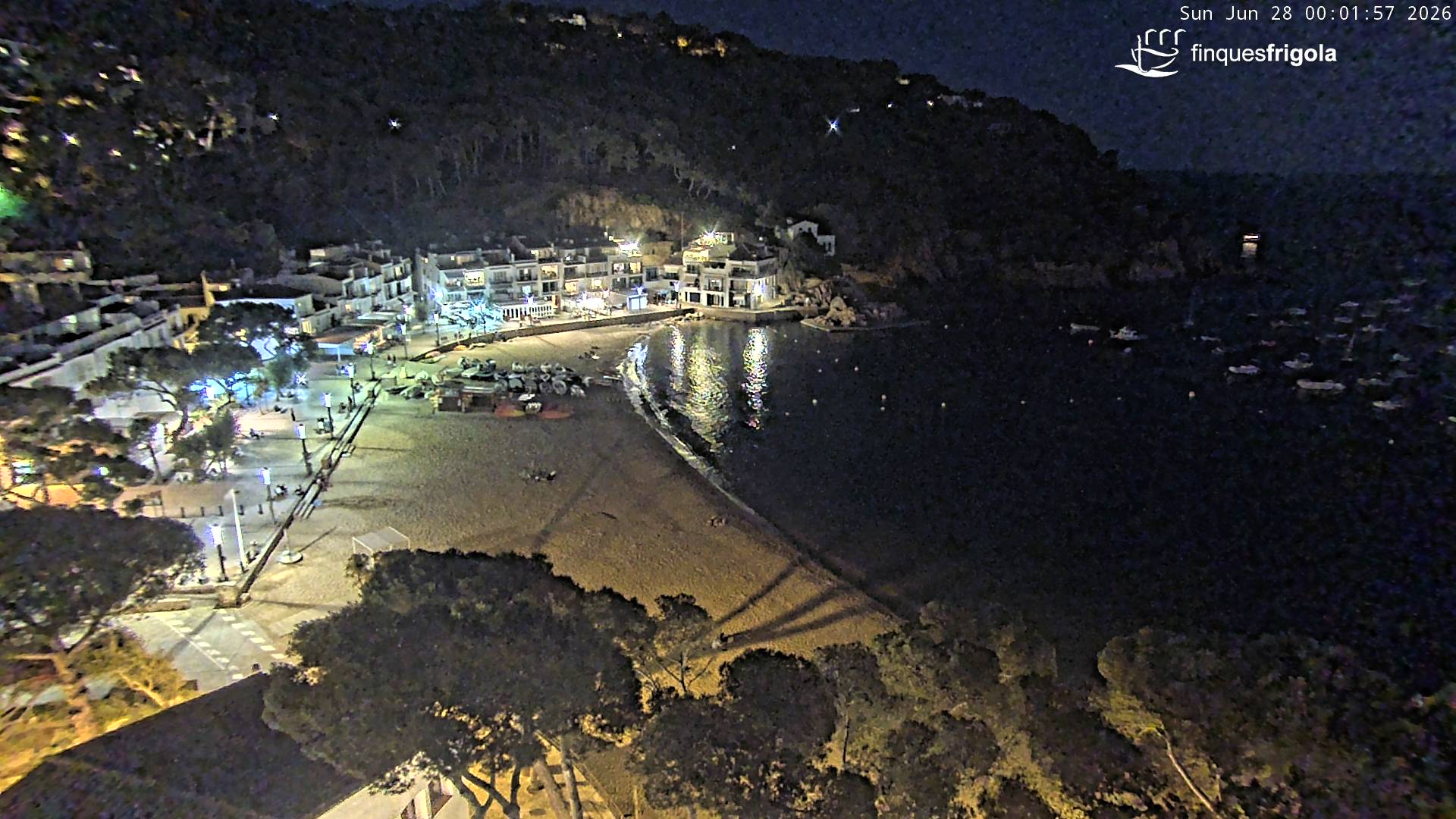 Webcam de Tamariu playa