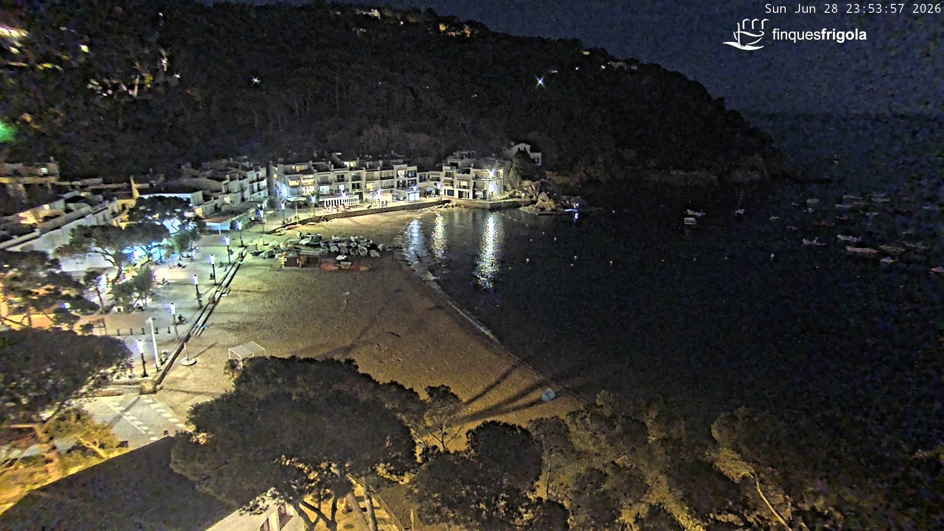 Webcam de Tamariu playa