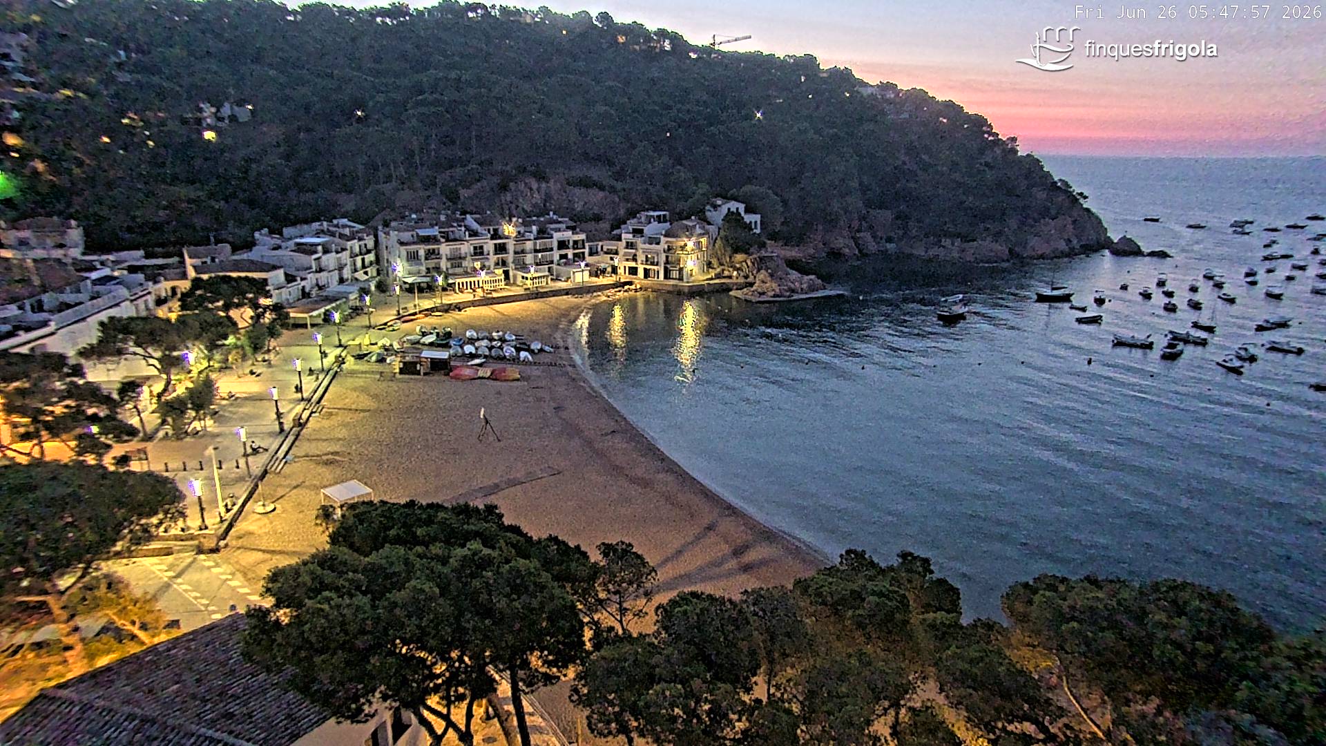 Webcam de Tamariu playa