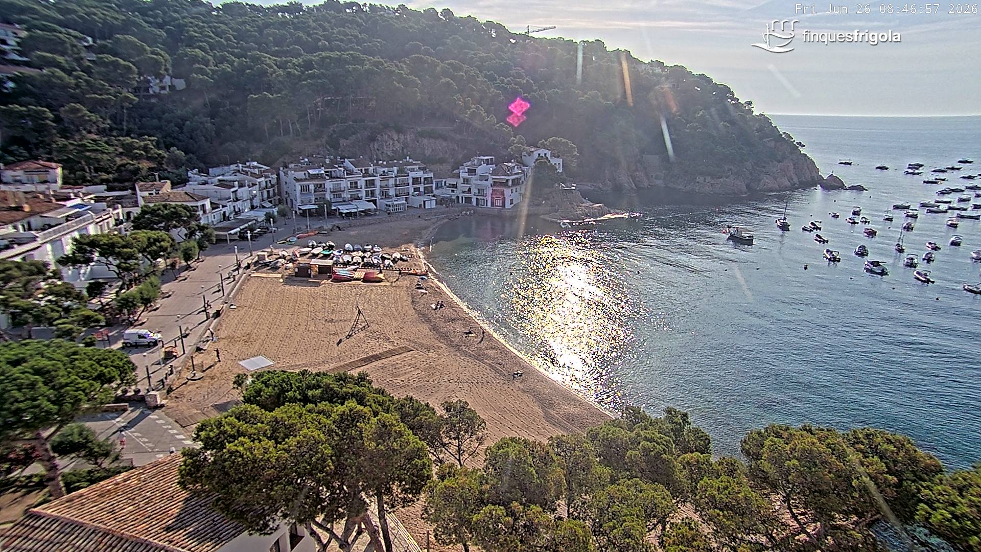 Webcam de Tamariu playa