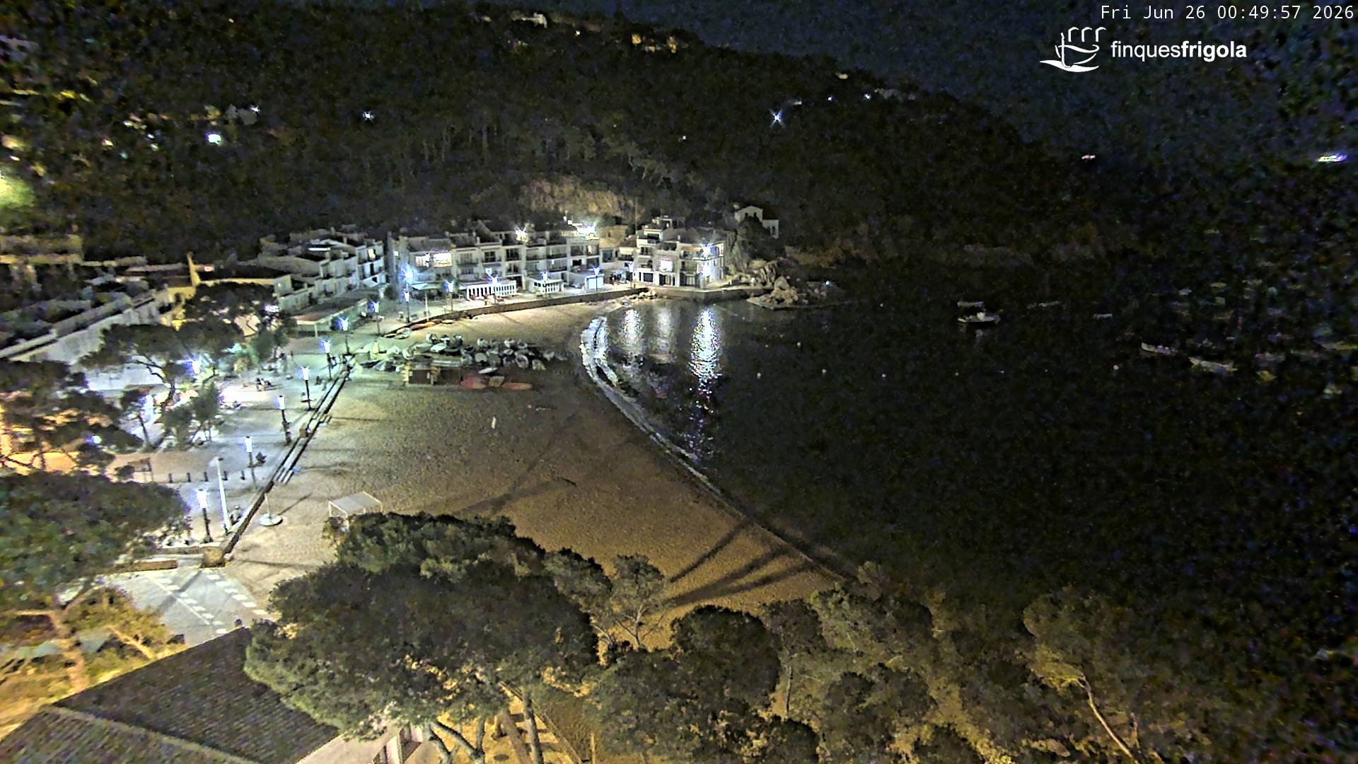 Webcam de Tamariu playa