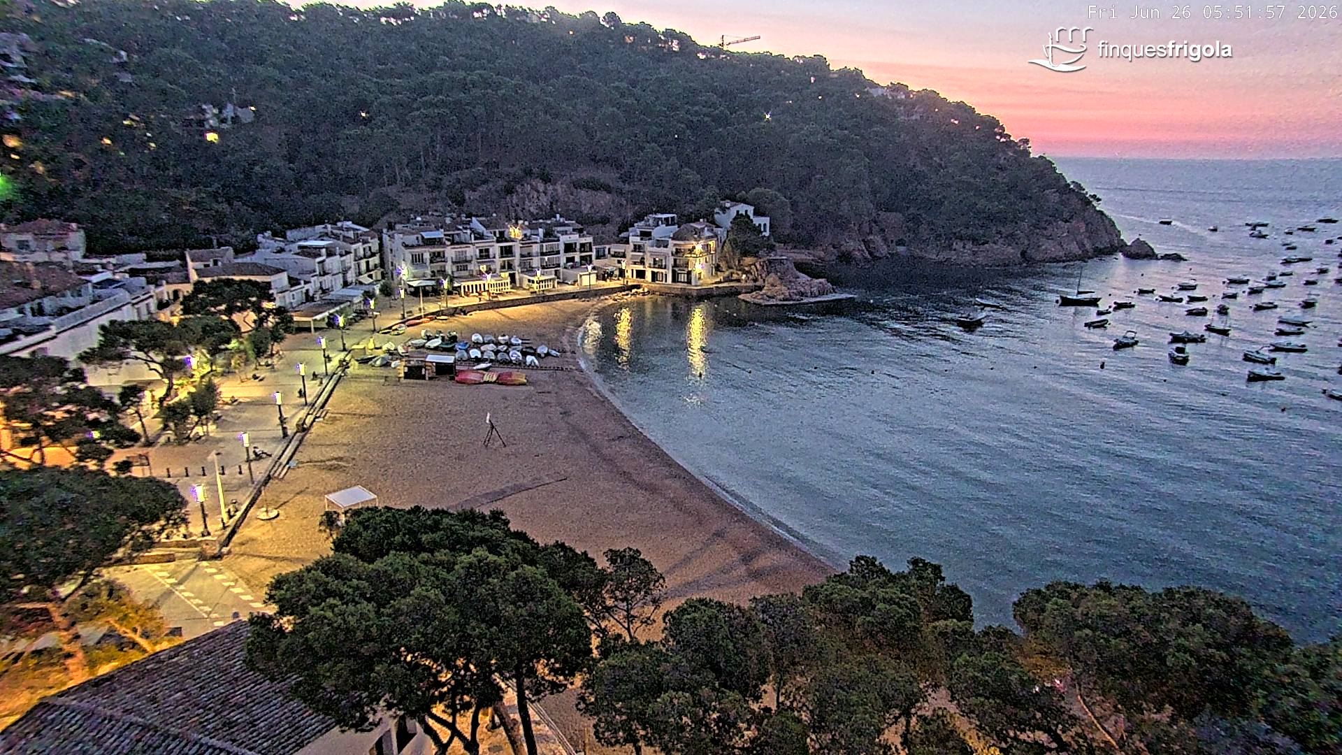 Webcam de Tamariu playa