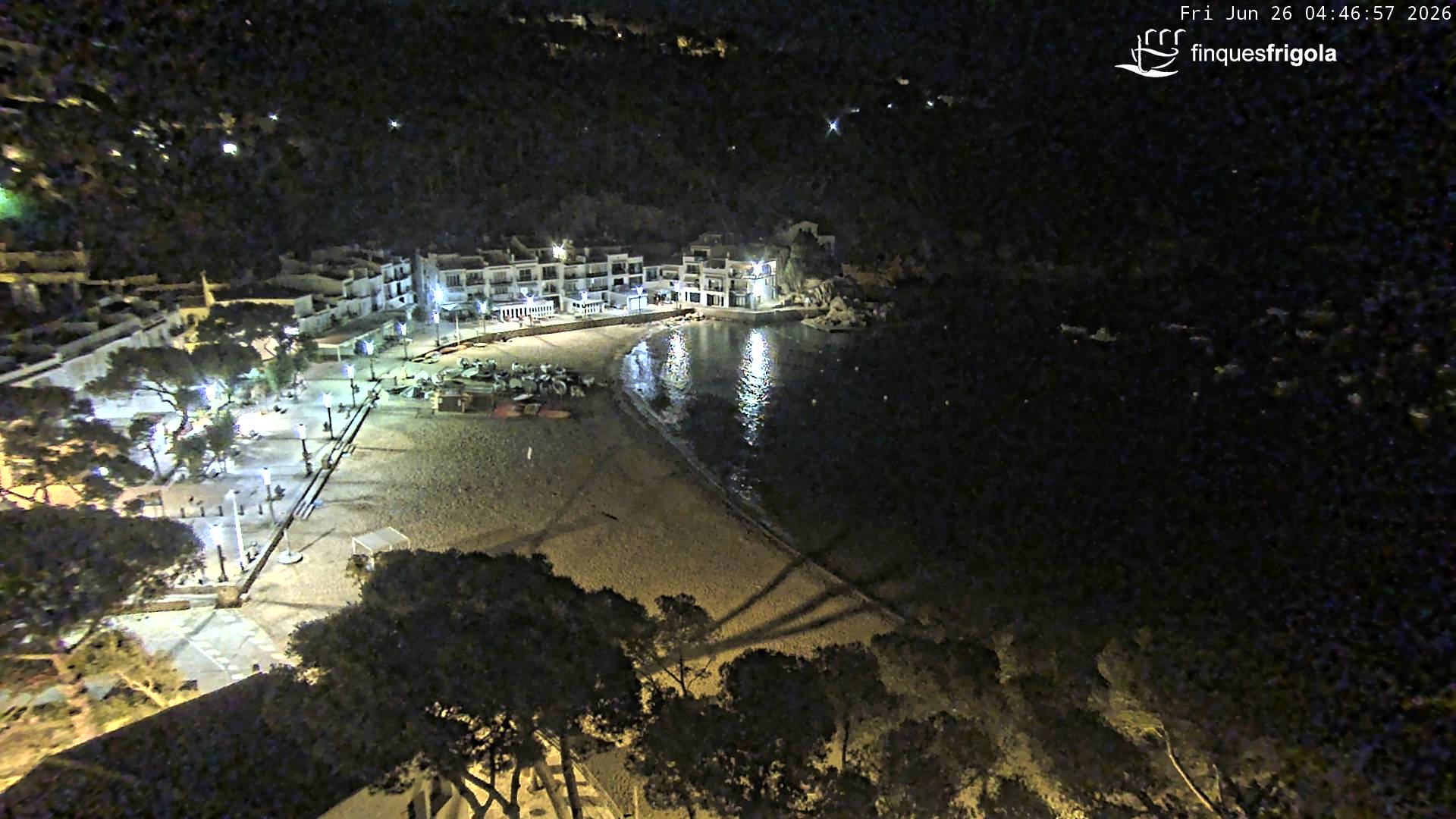Webcam de Tamariu playa