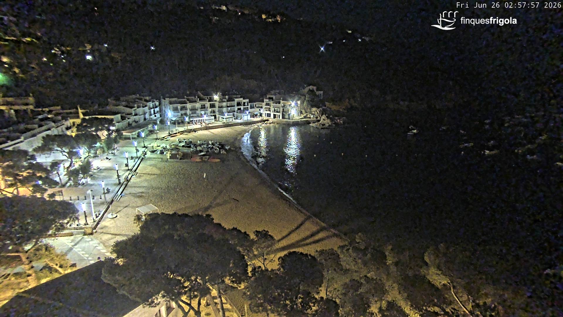 Webcam de Tamariu playa