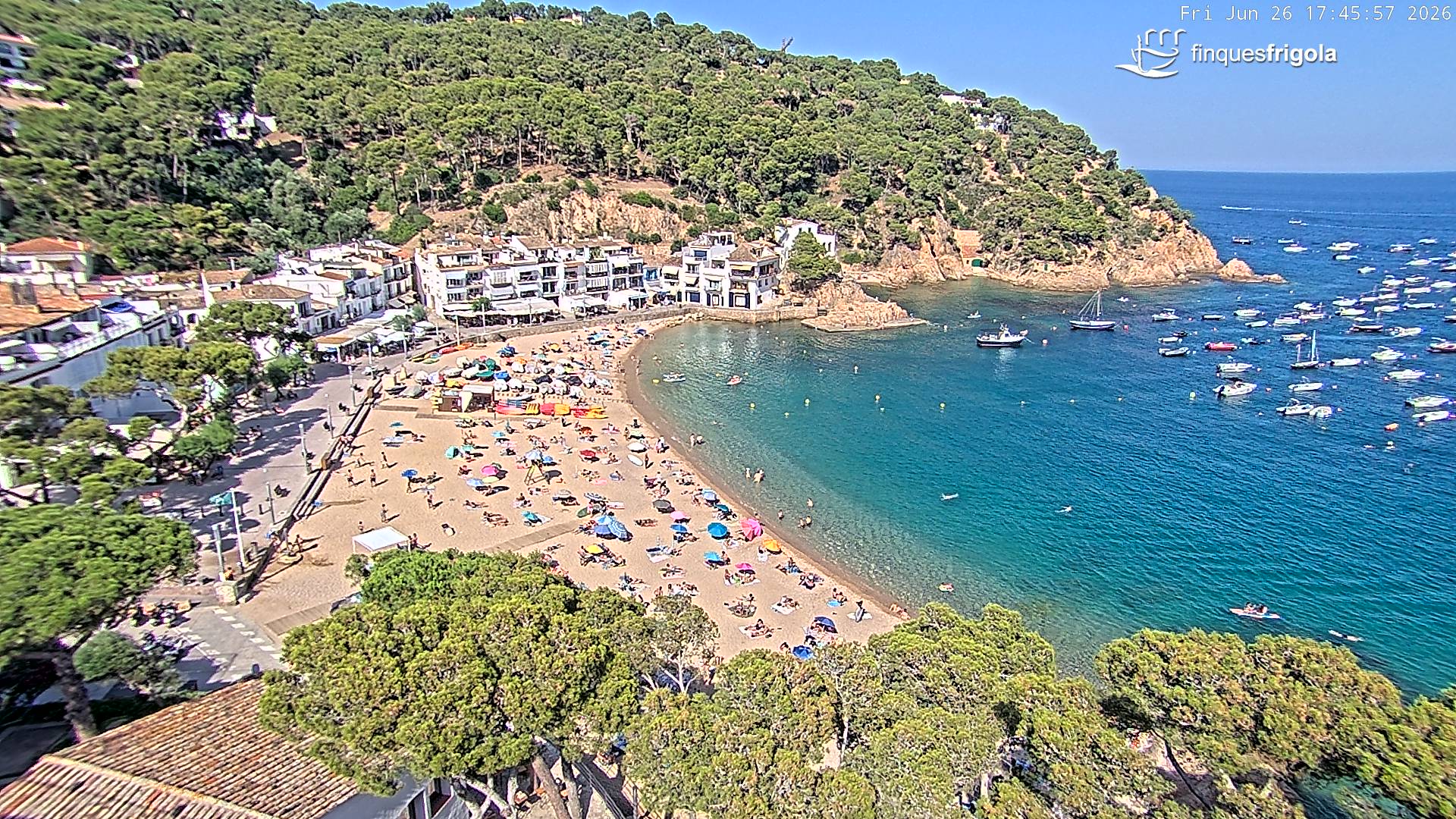 Webcam de Tamariu playa