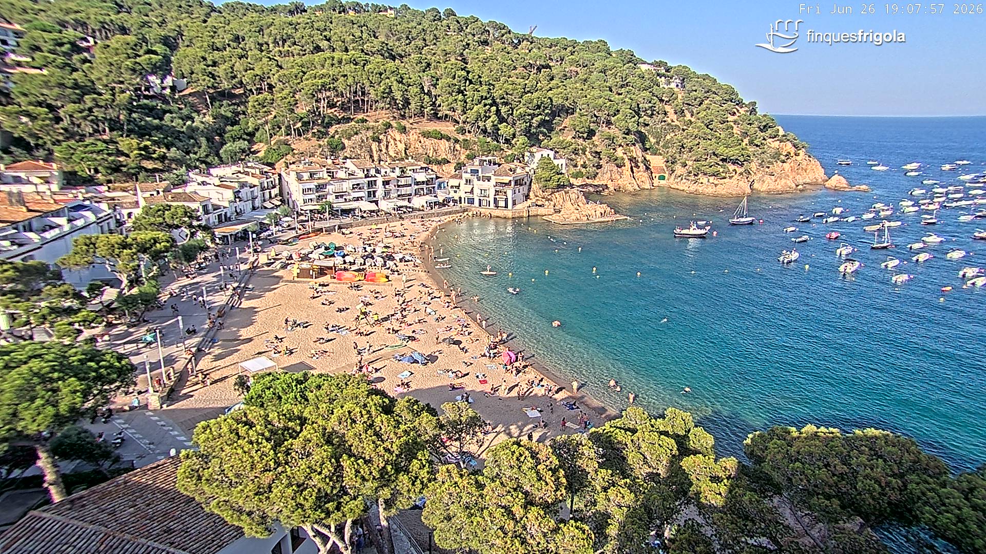 Webcam de Tamariu playa