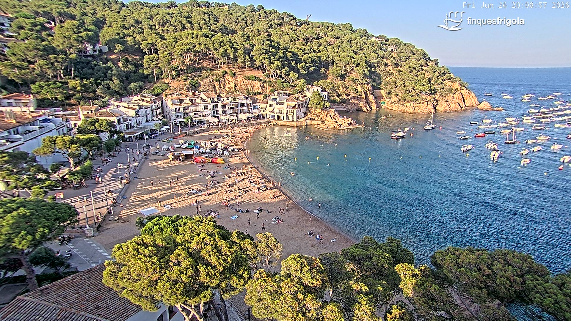 Webcam de Tamariu playa