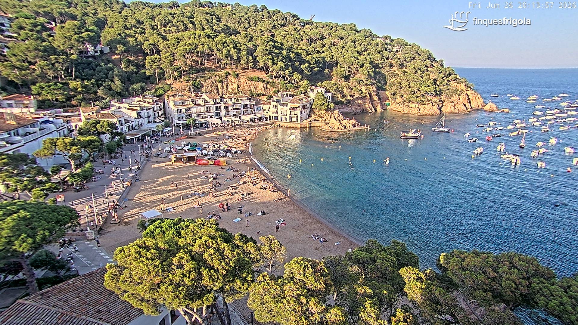 Webcam de Tamariu playa