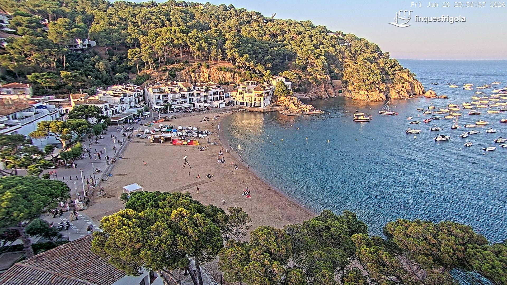 Webcam de Tamariu playa
