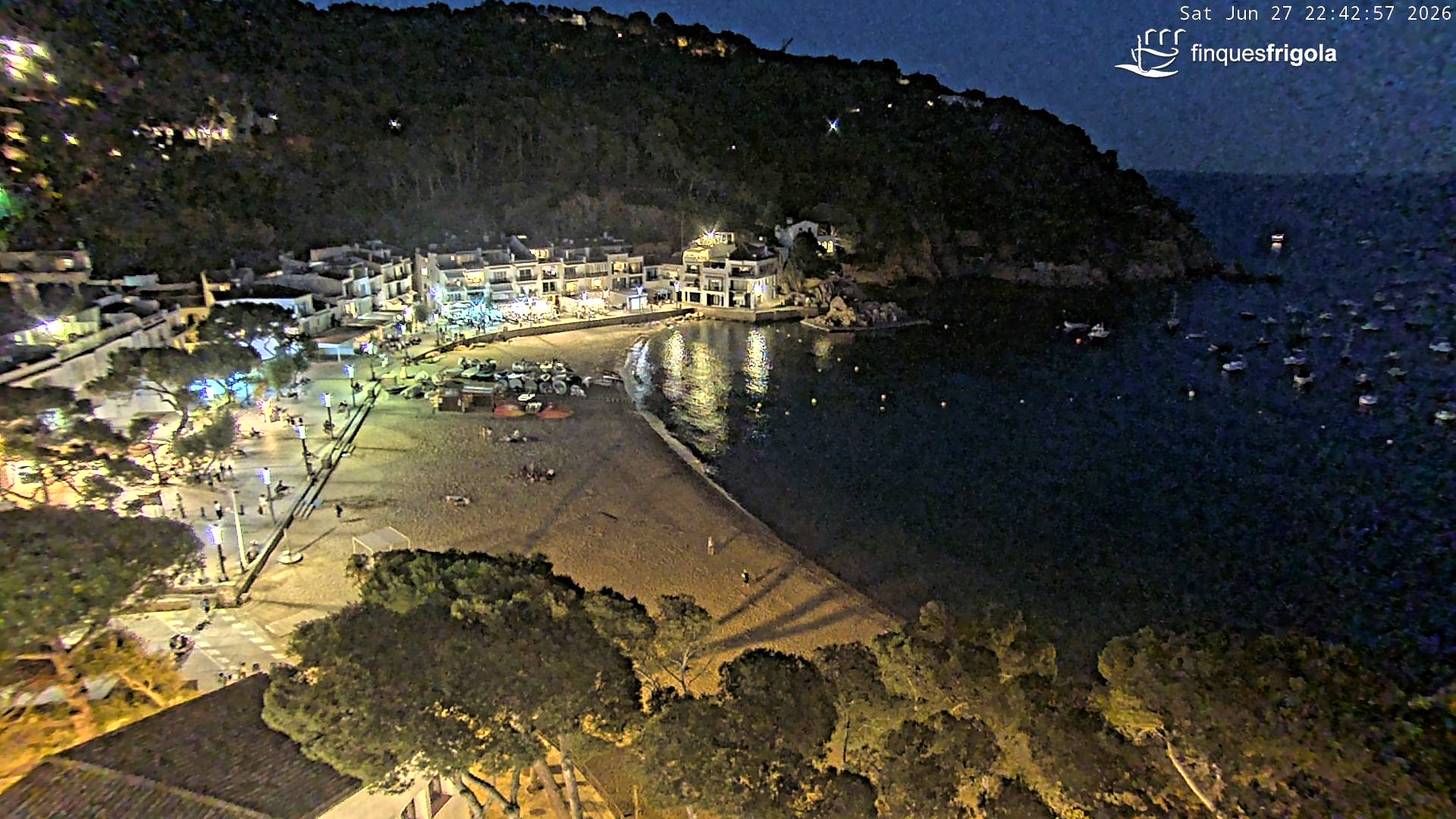 Webcam de Tamariu playa