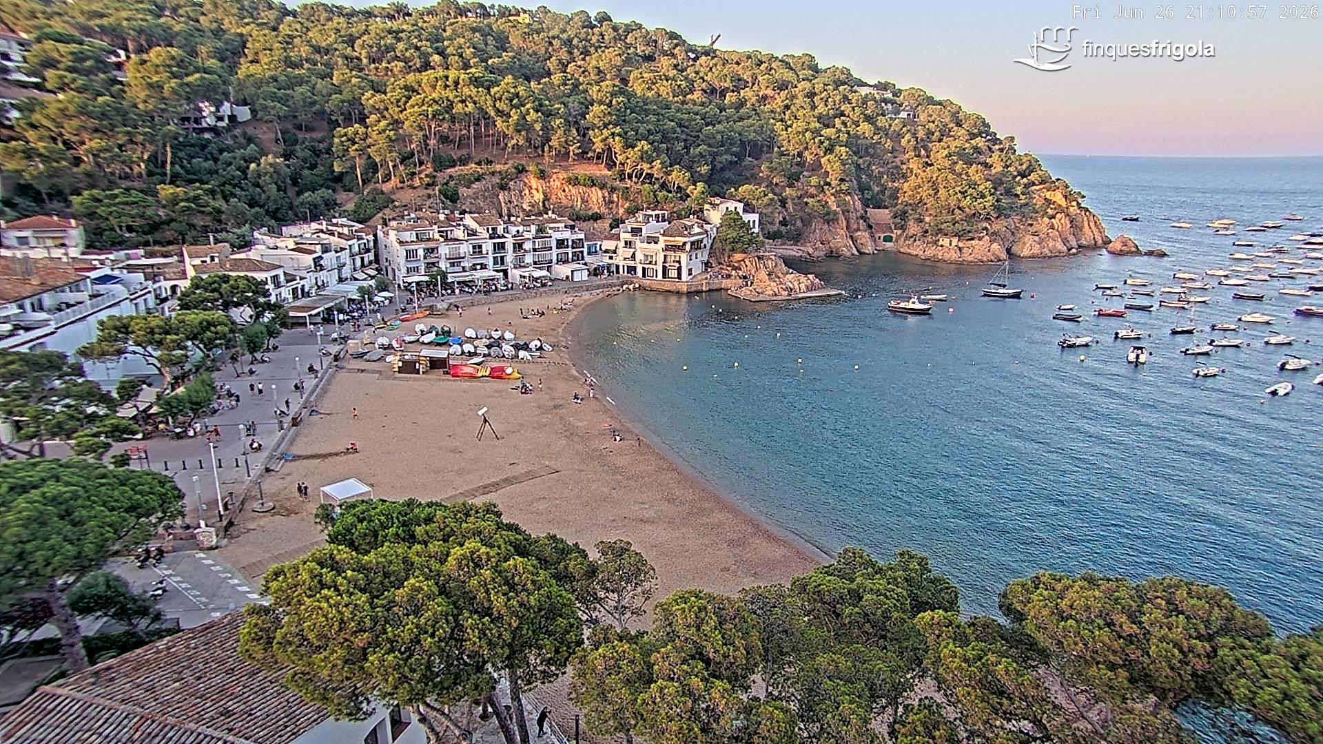 Webcam de Tamariu playa