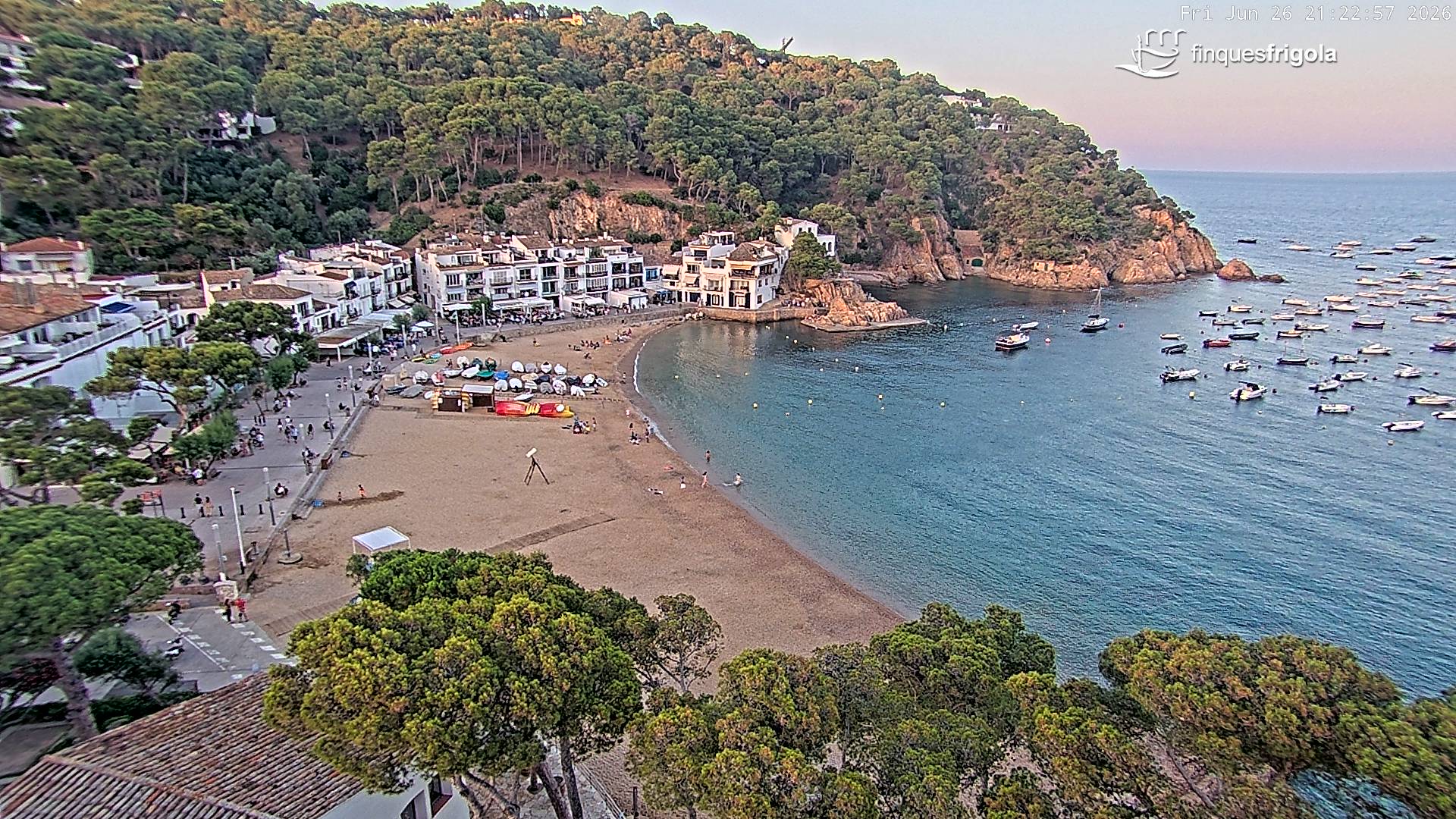 Webcam de Tamariu playa