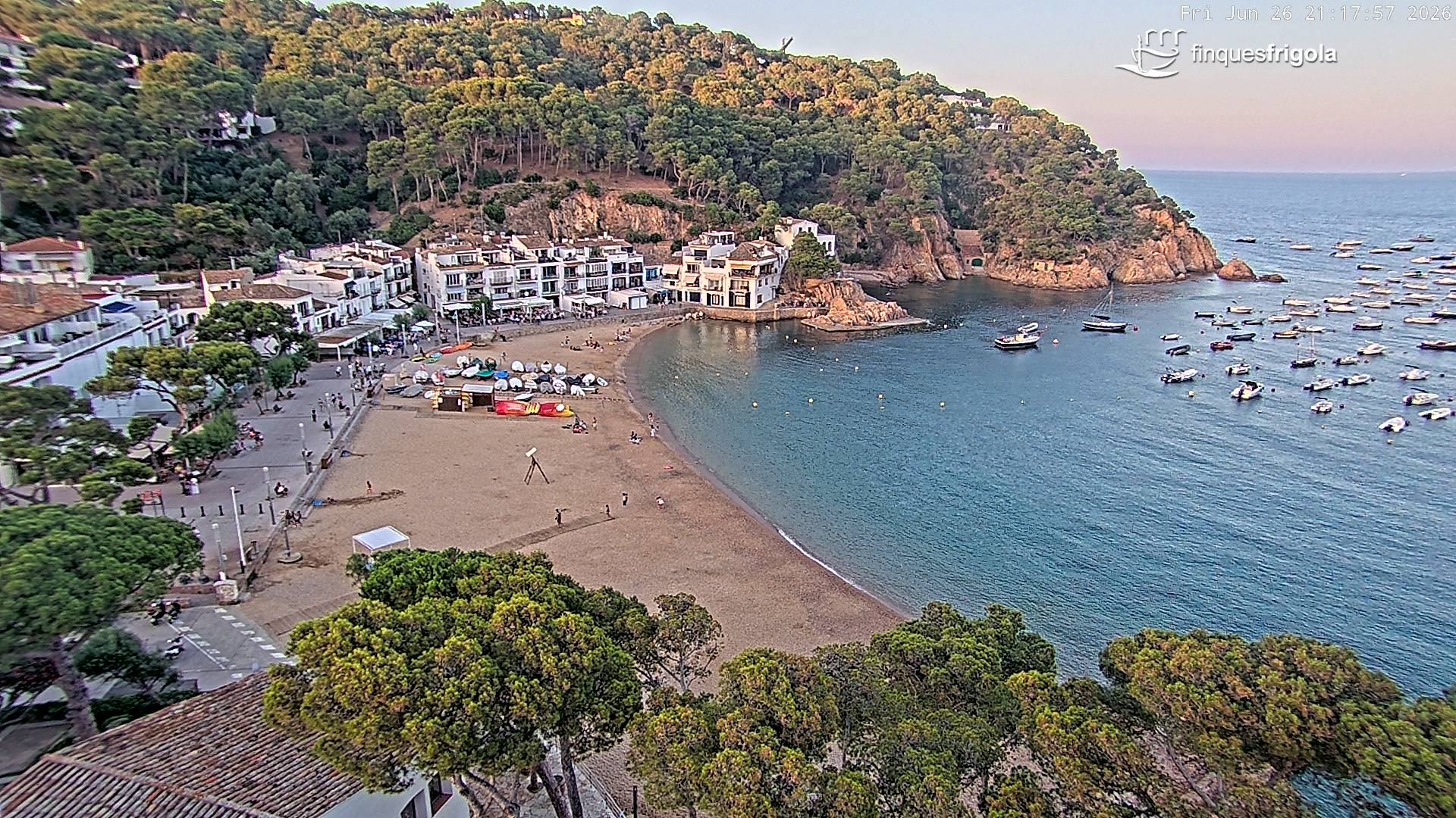 Webcam de Tamariu playa