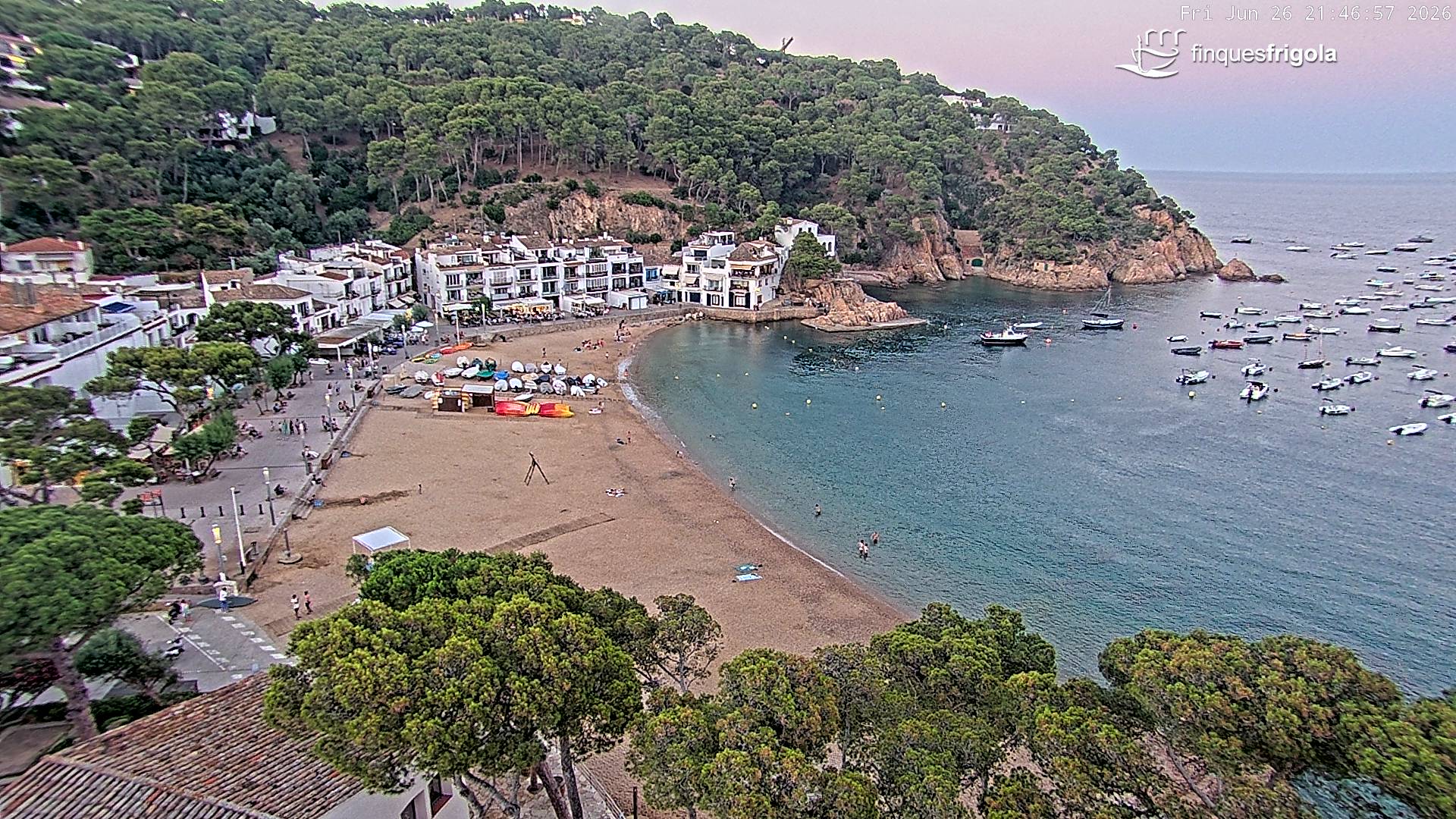 Webcam de Tamariu playa