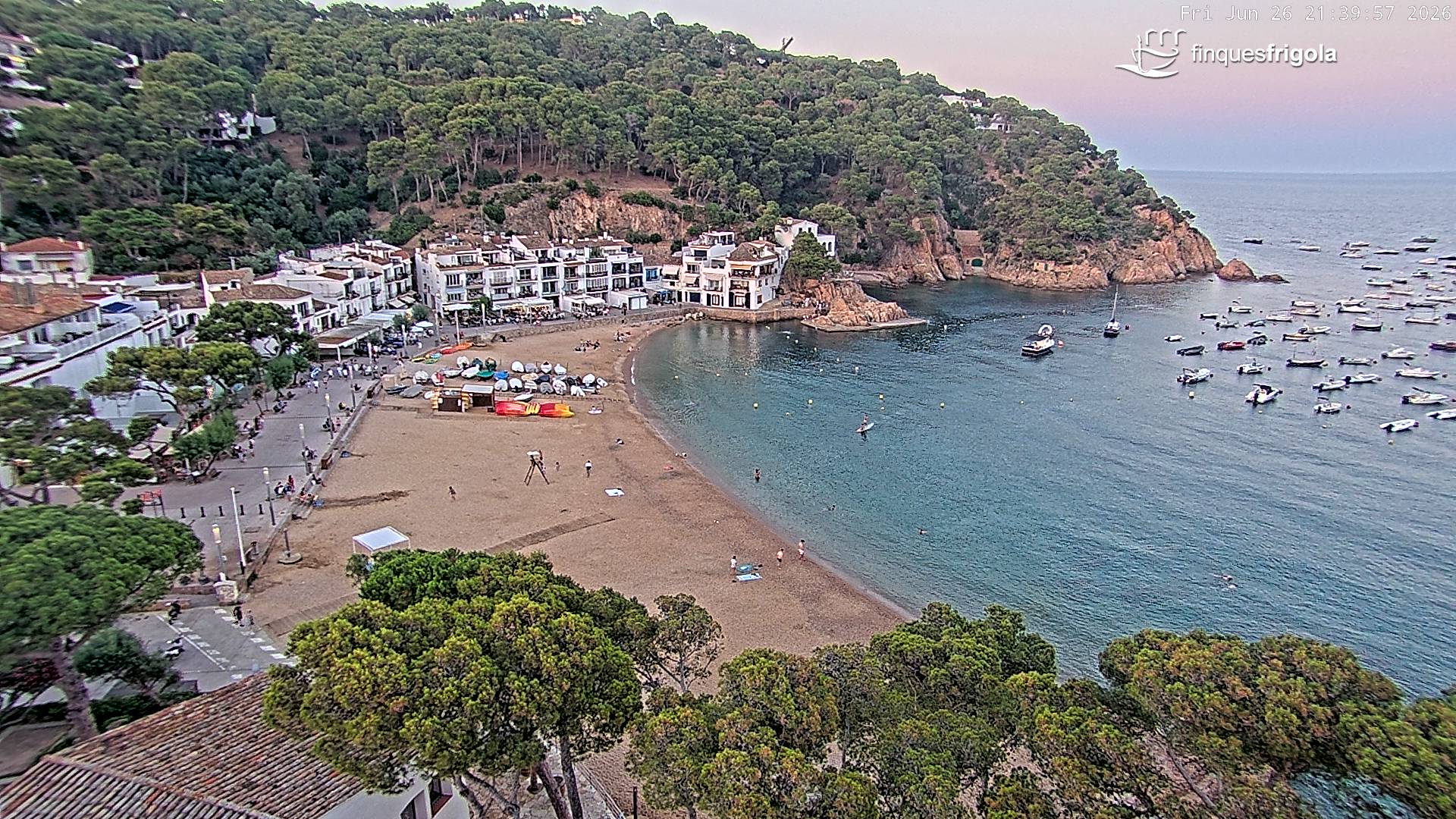 Webcam de Tamariu playa
