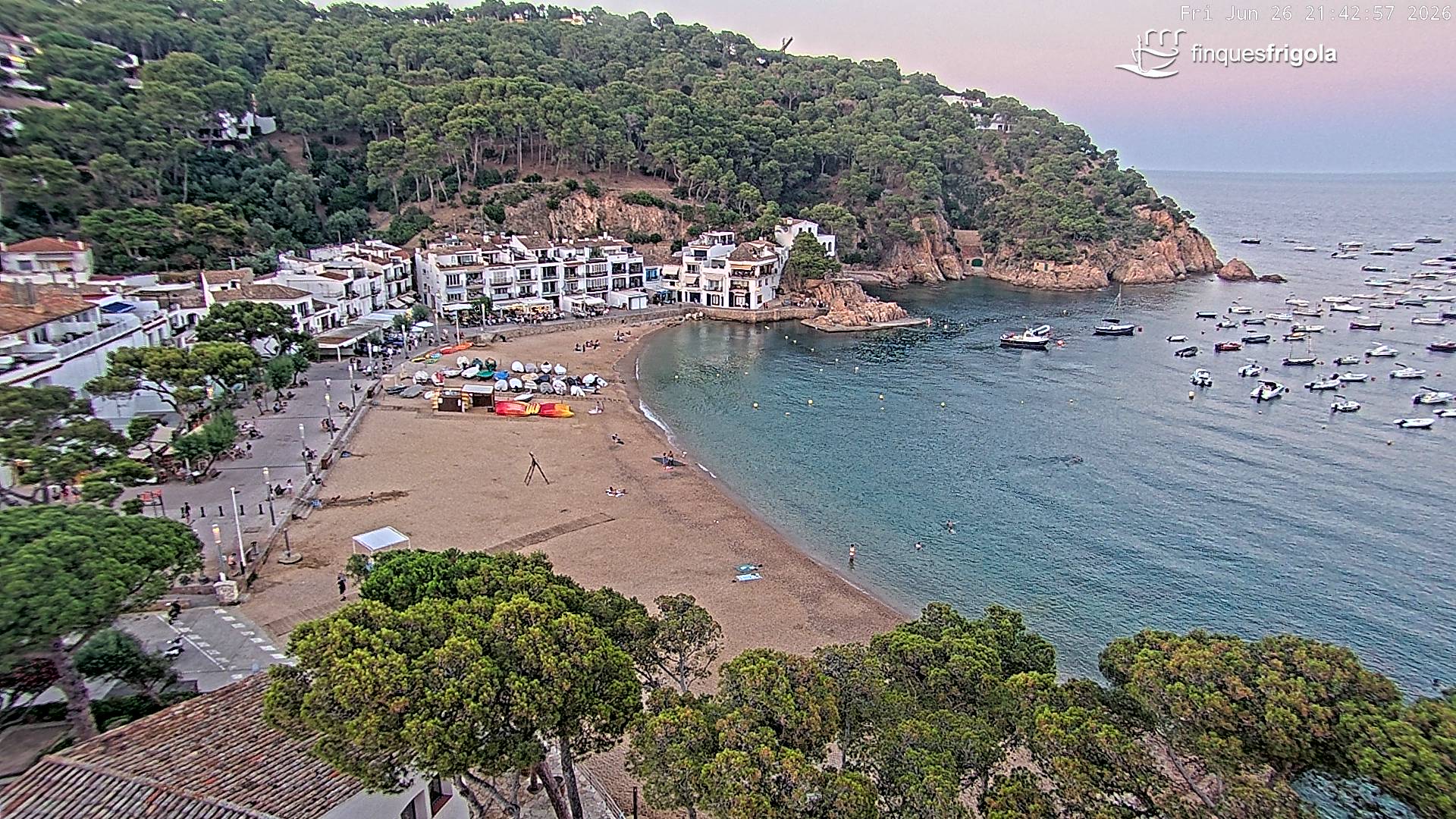 Webcam de Tamariu playa