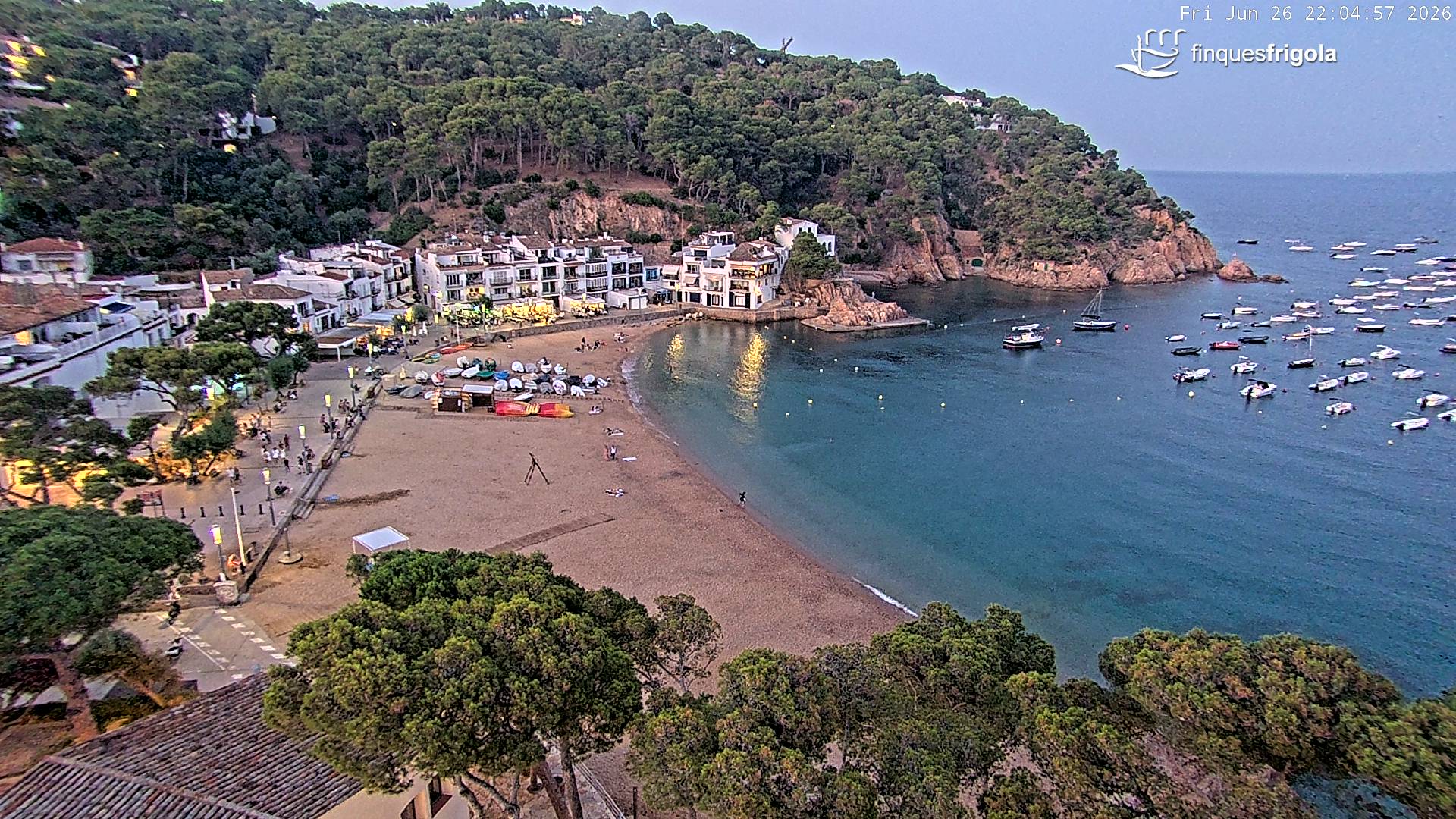 Webcam de Tamariu playa